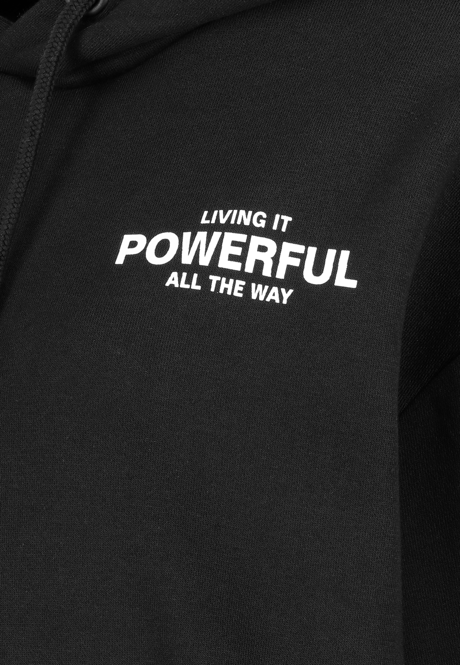 D10608BC02681A_24000_D1.jpg Kapuzenpullover mit Kängurutasche und Slogan-Print