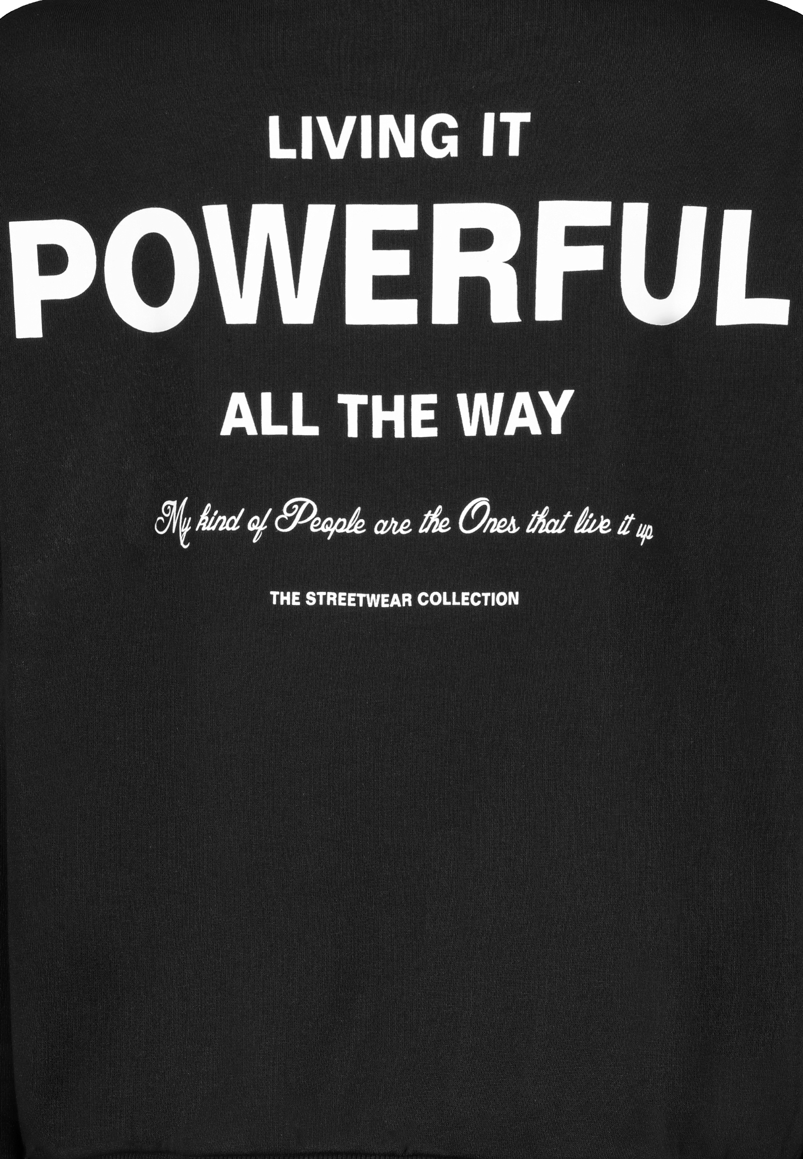 D10608BC02681A_24000_D2.jpg Kapuzenpullover mit Kängurutasche und Slogan-Print