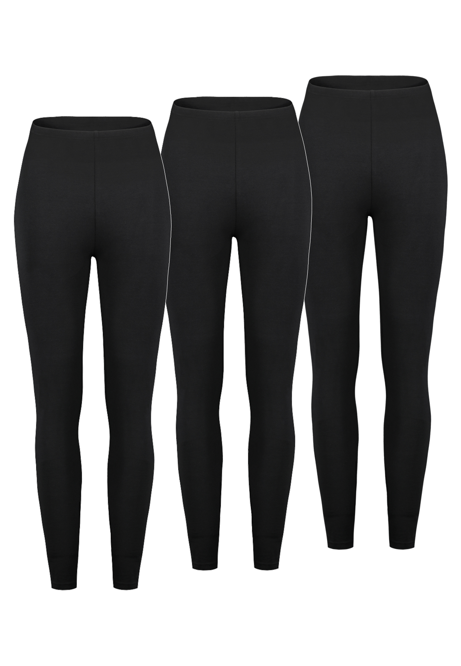 D15200AC62208D1PK3_24000_V.jpg 3er-Pack Stretchige Leggings mit hohem Bund,
