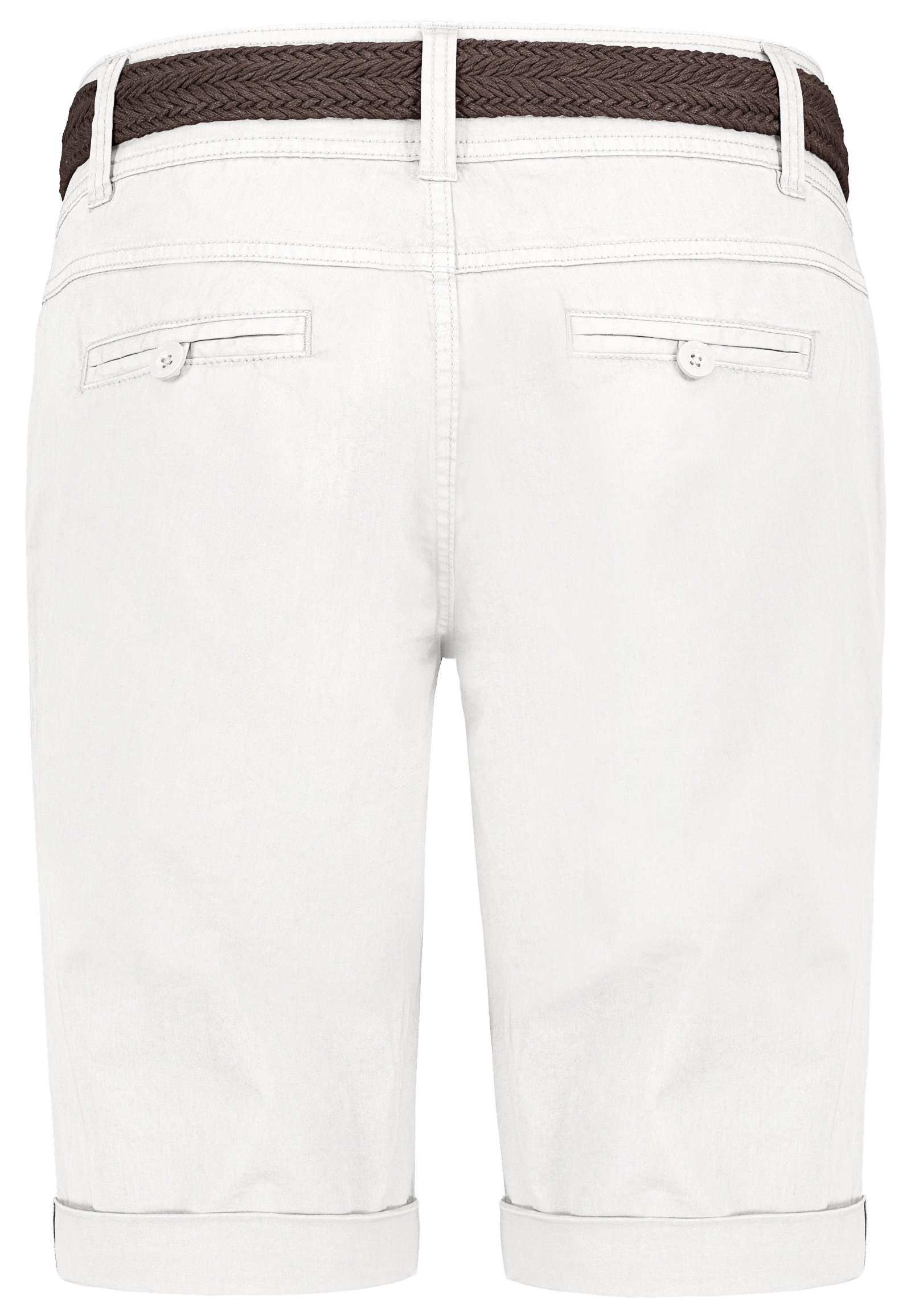 D60530Z60080ZA1_22000_H.jpg Bermuda Chinoshorts mit geflochtenem Gürtel und Taschen