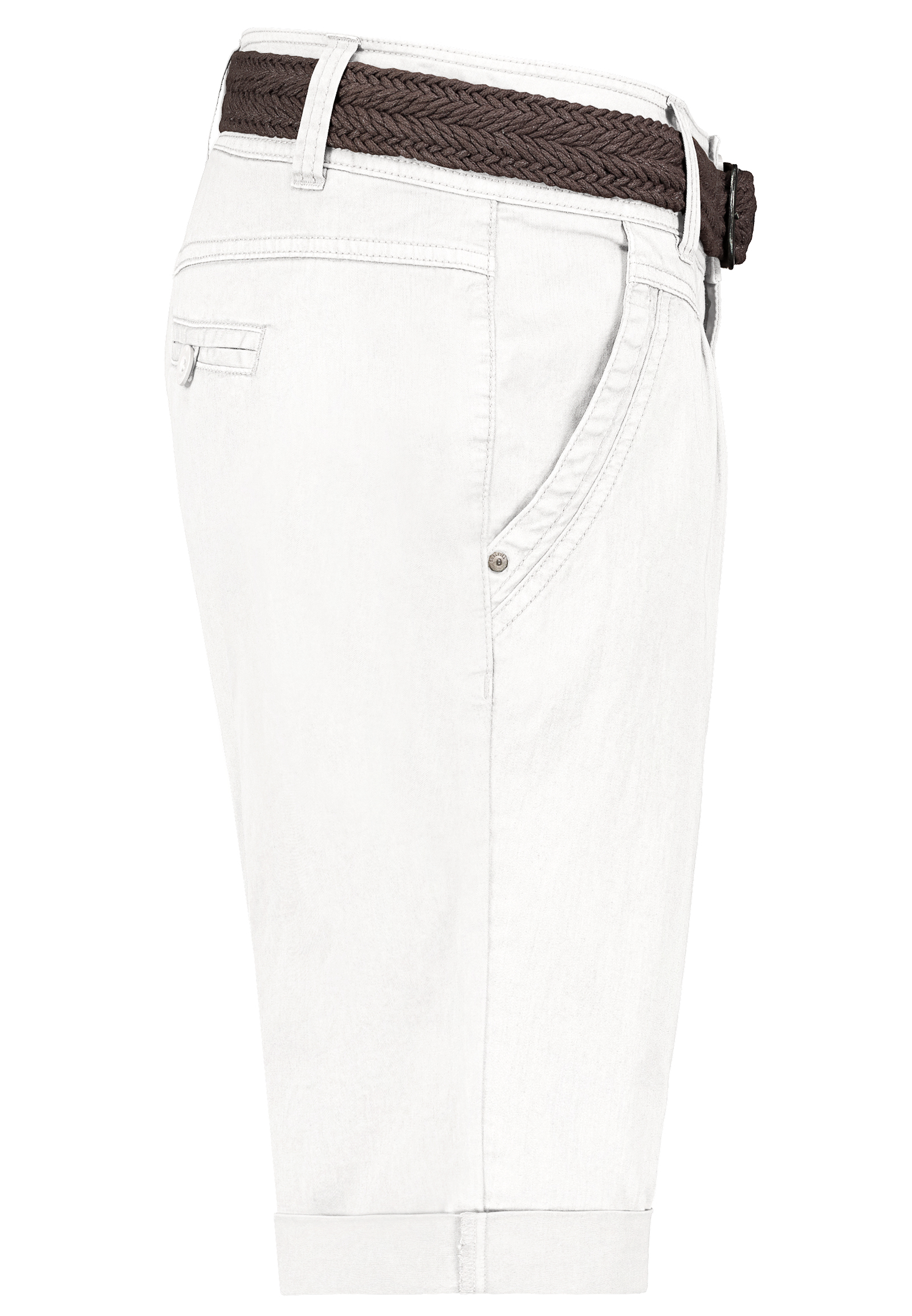 D60530Z60080ZA1_22000_S1.jpg Bermuda Chinoshorts mit geflochtenem Gürtel und Taschen
