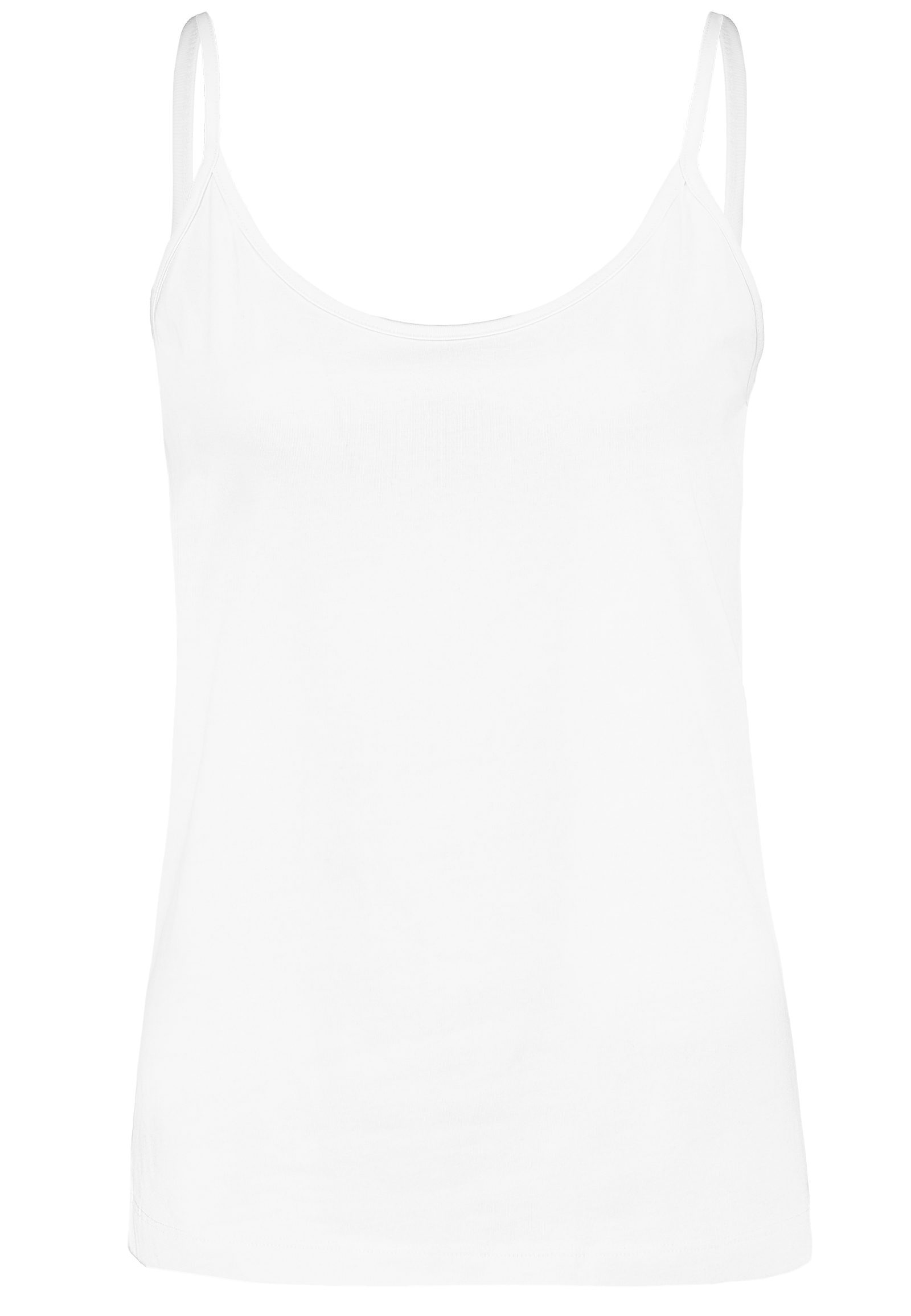 Basic Jersey Tanktop verstellbare Spaghettiträger Basic Jersey Tanktop verstellbare Spaghettiträger