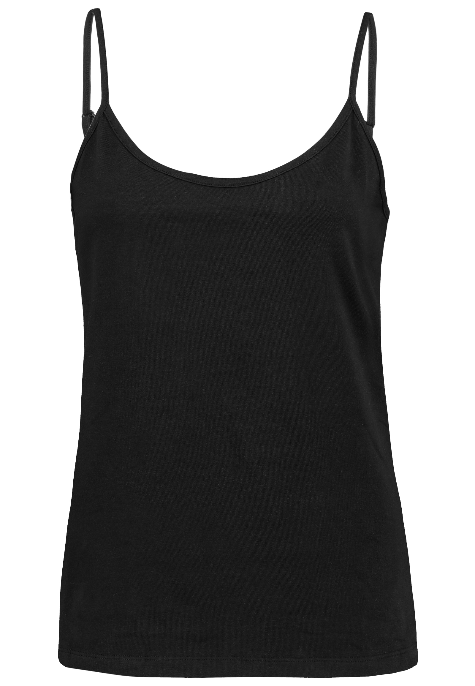 Basic Jersey Tanktop verstellbare Spaghettiträger Basic Jersey Tanktop verstellbare Spaghettiträger