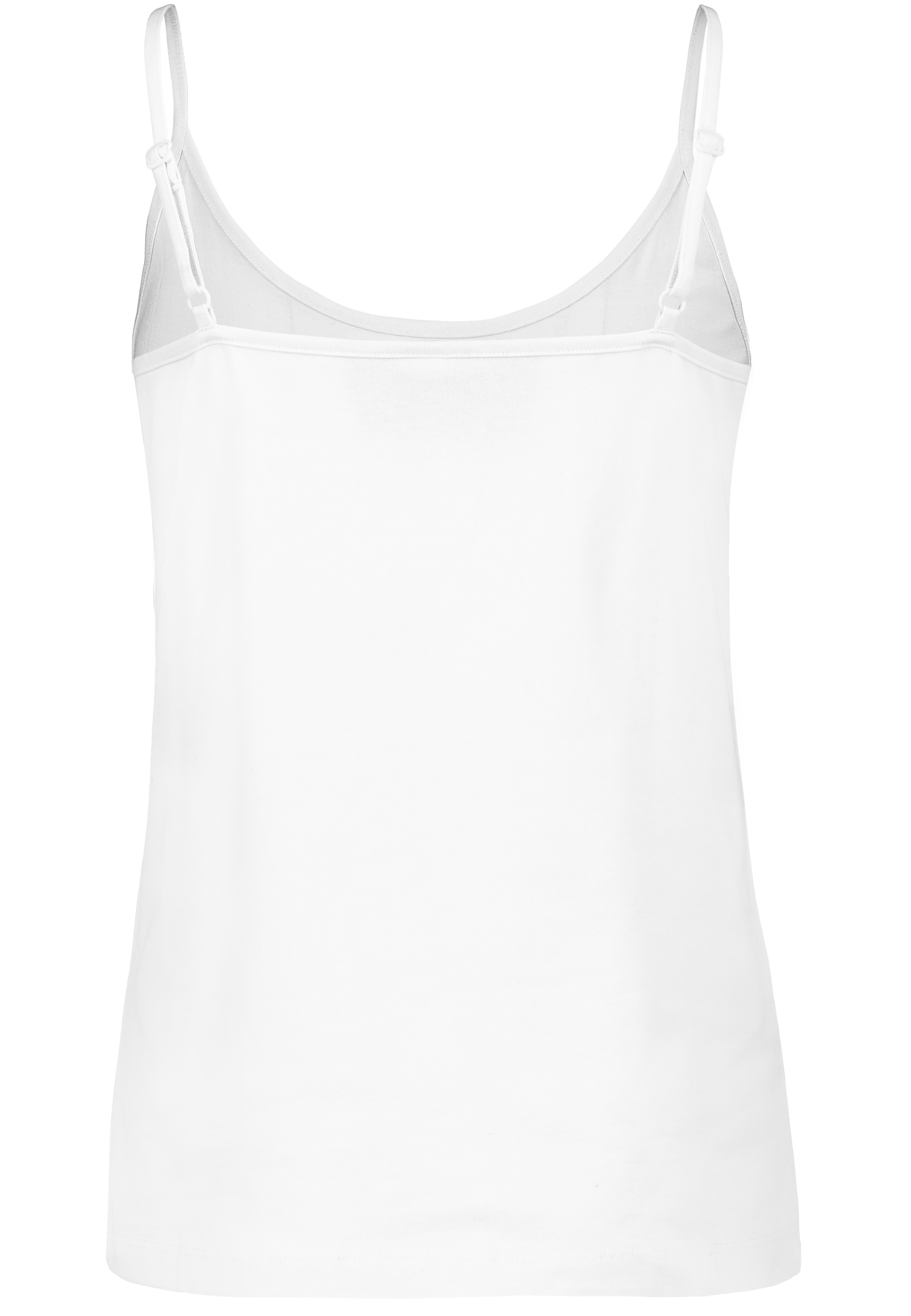 Basic Jersey Tanktop verstellbare Spaghettiträger Basic Jersey Tanktop verstellbare Spaghettiträger