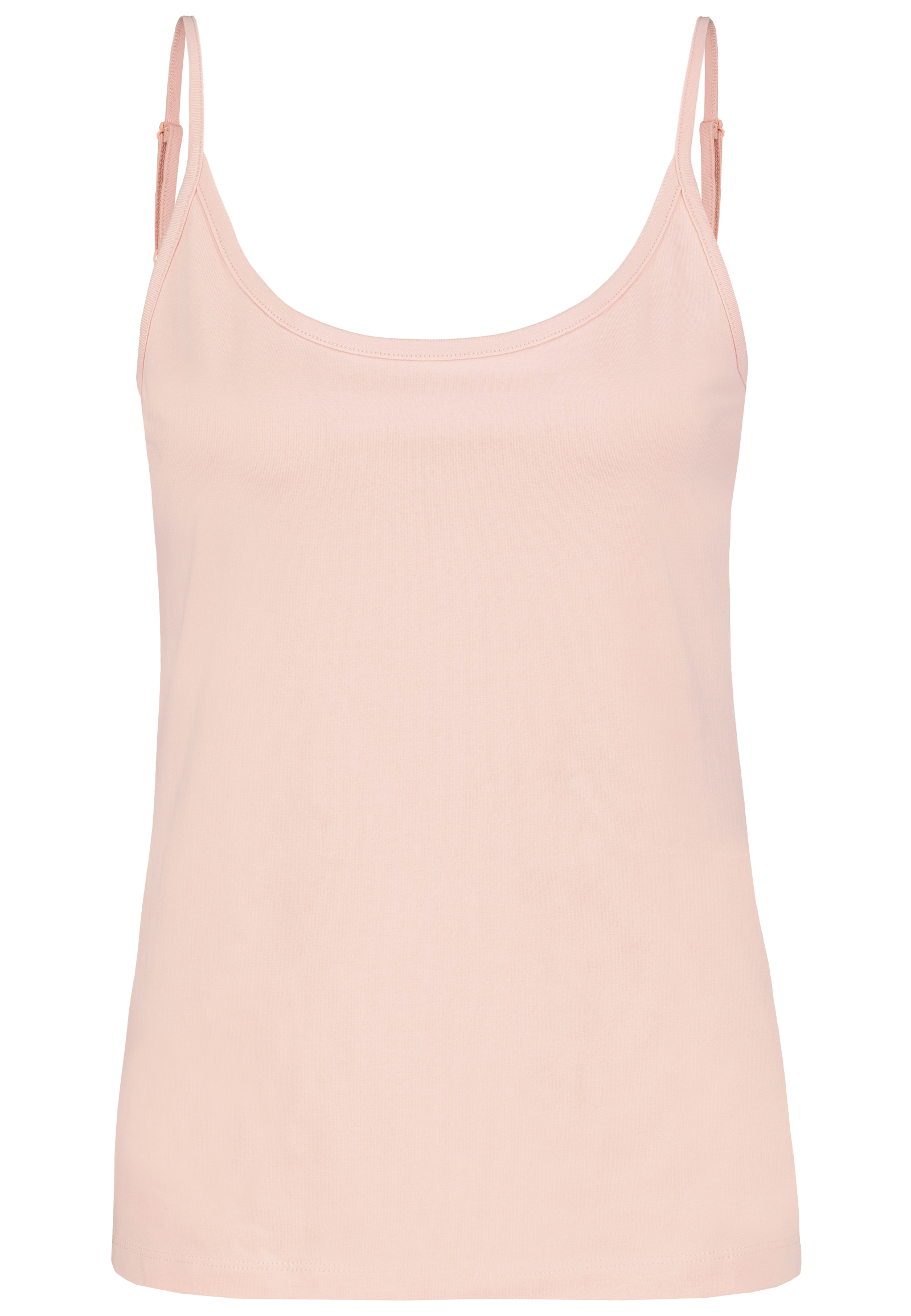 Basic Jersey Tanktop verstellbare Spaghettiträger Basic Jersey Tanktop verstellbare Spaghettiträger