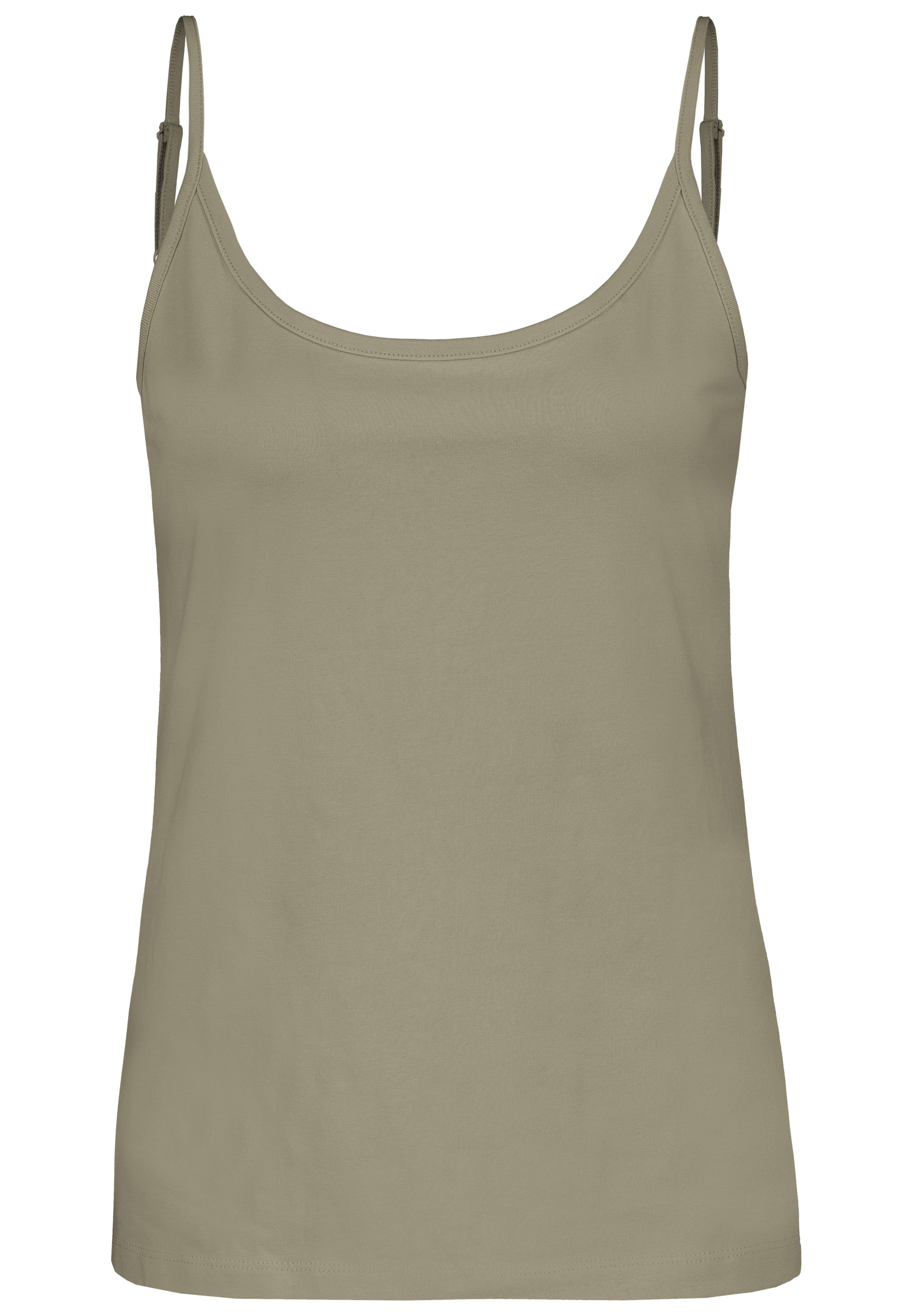 Basic Jersey Tanktop verstellbare Spaghettiträger Basic Jersey Tanktop verstellbare Spaghettiträger