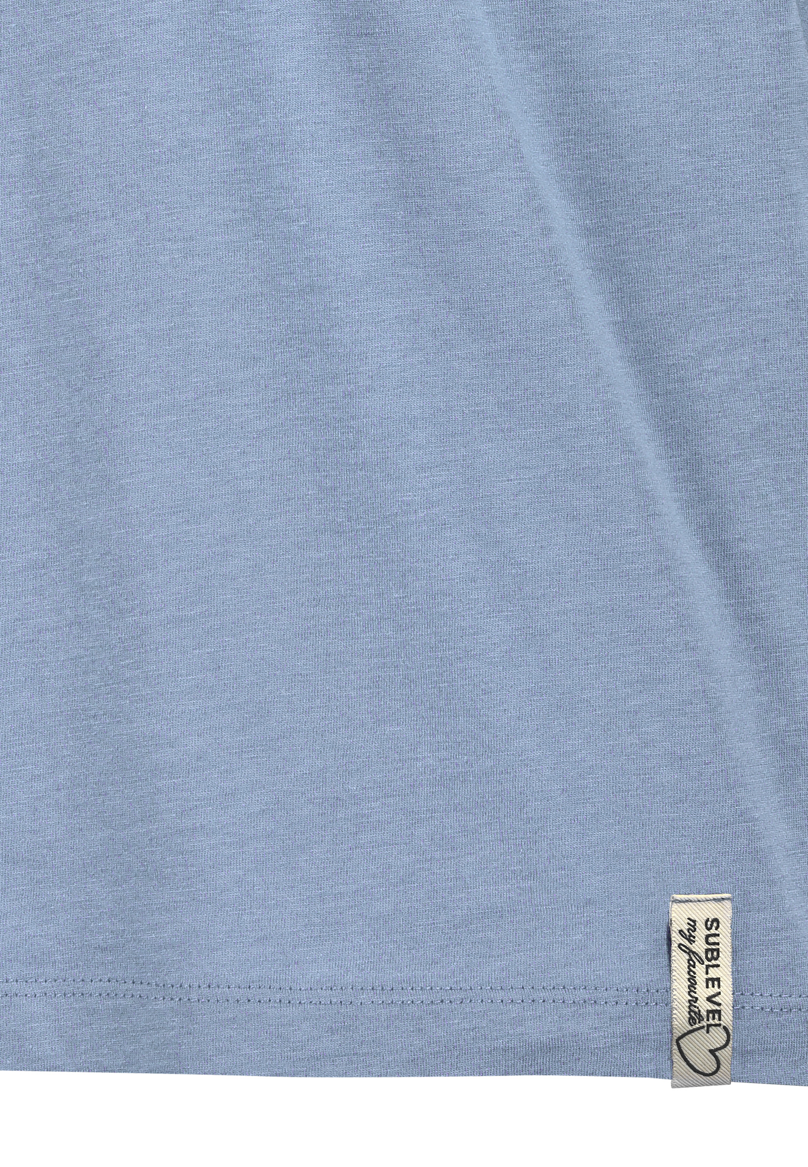 T-Shirt 2er Set mit Rundhals Knöpfen bequem T-Shirt 2er Set mit Rundhals Knöpfen bequem