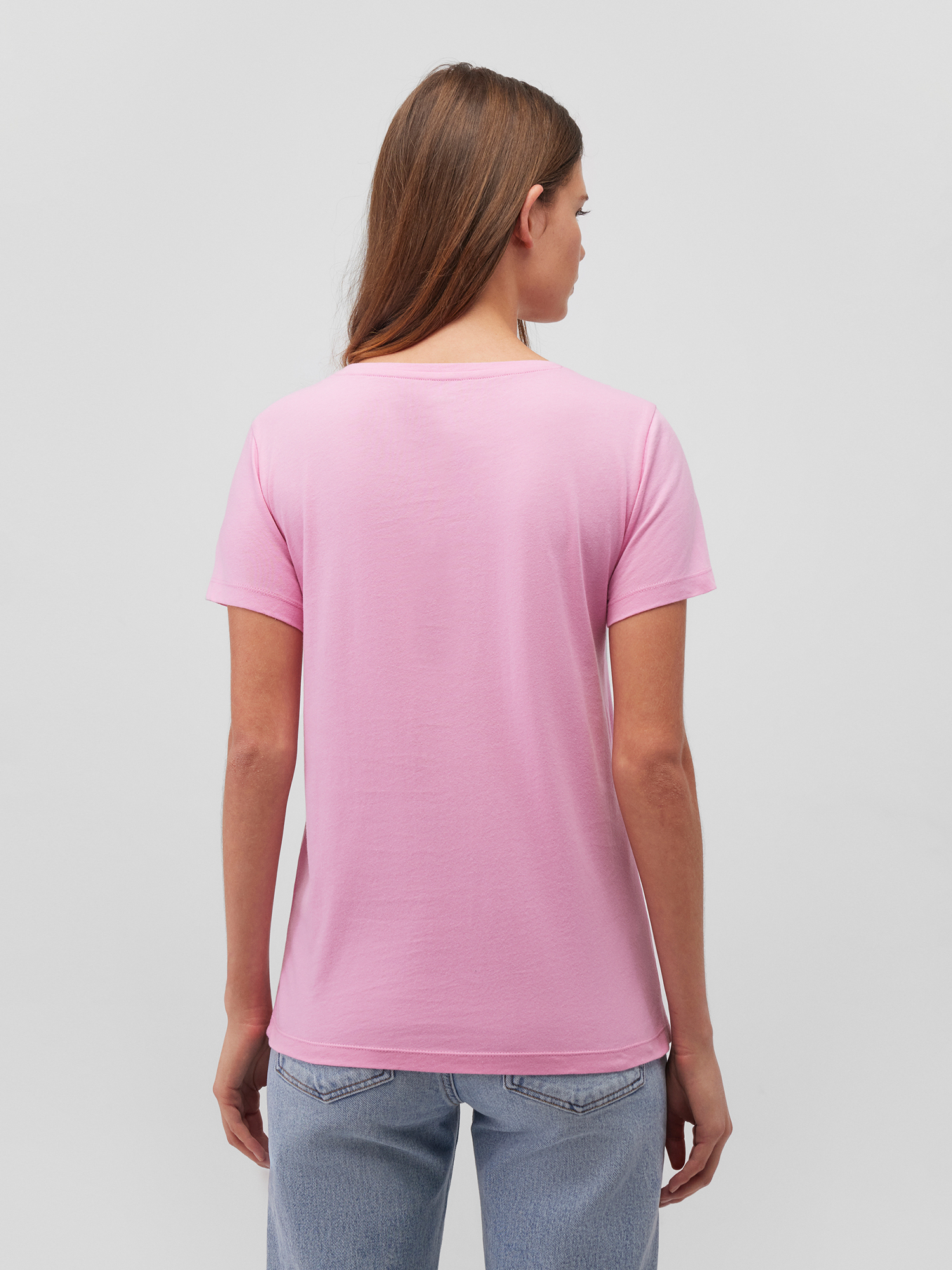 Mavi_25Spring1_moonlite-mauve_1612958-85523_2.jpg Kurzarm T-Shirt mit Motiv Print und Rundhalsausschnitt