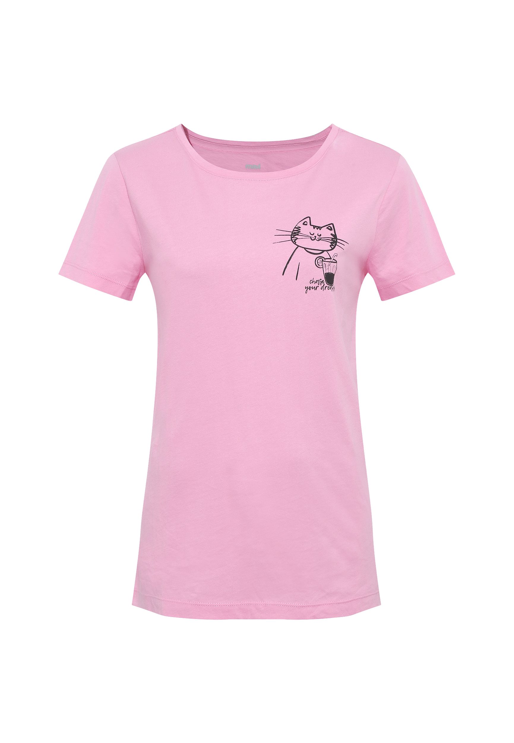 Mavi_25Spring1_moonlite-mauve_1612958-85523_5.jpg Kurzarm T-Shirt mit Motiv Print und Rundhalsausschnitt
