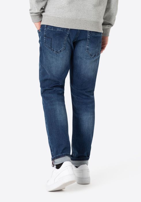 Timezone Jeans mit Stretchbund und verblasster Waschung – Blau, Bild 3