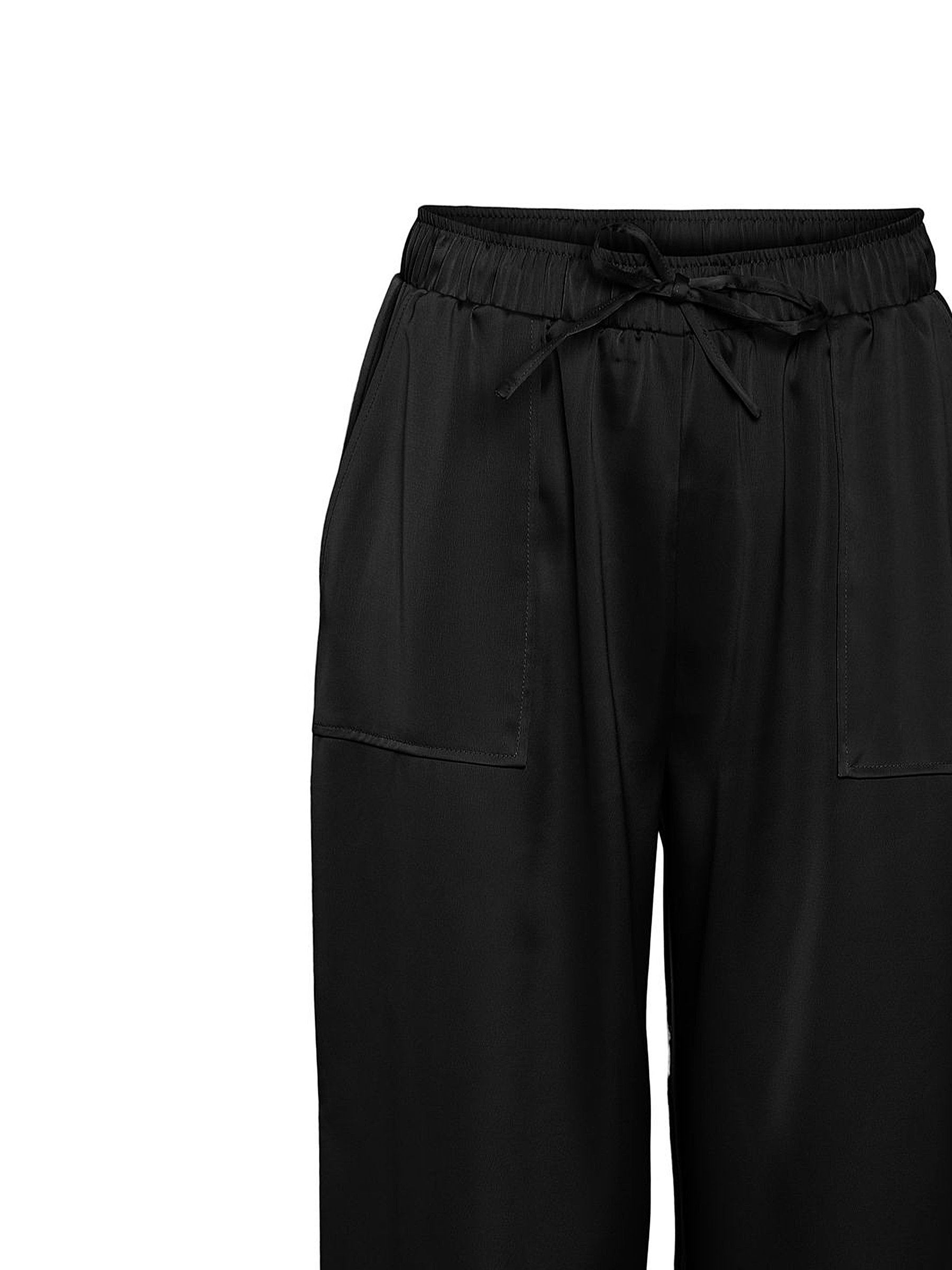 Lockere Hose mit Kordelzug und Seitentaschen Lockere Hose mit Kordelzug und Seitentaschen