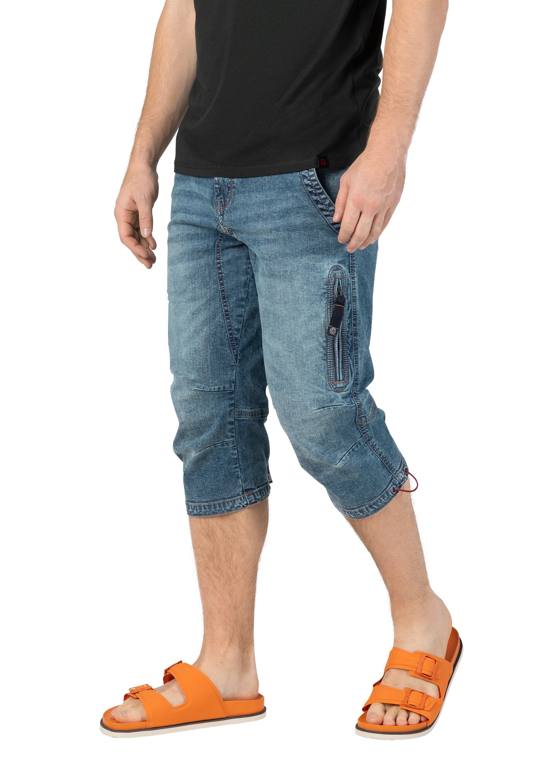 TIMEZONE-Gmb_SS25_3833_25-10027-00-3444_3.jpg Herren Cargobermudas mit Seitentaschen Modisch Sommermode