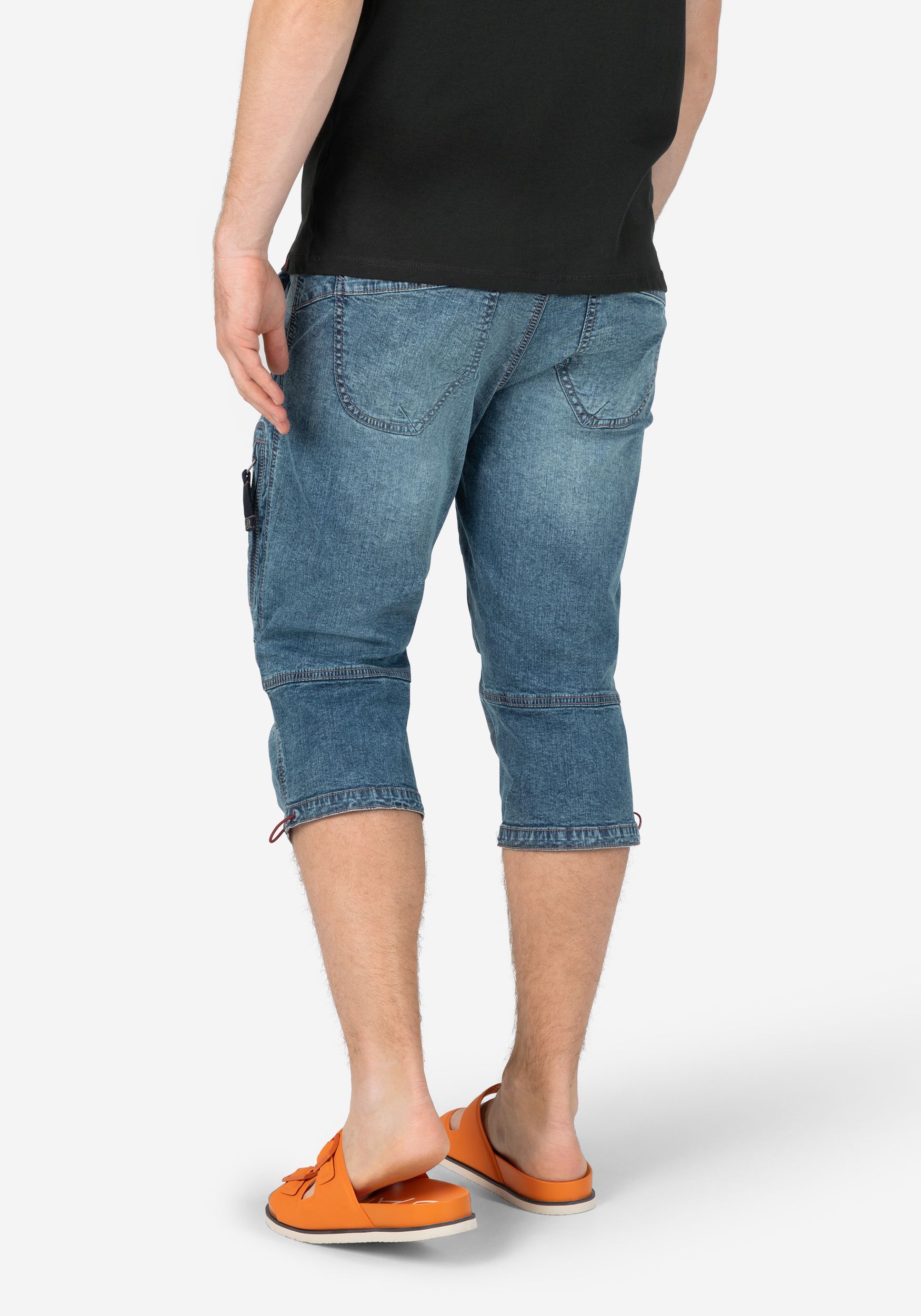 TIMEZONE-Gmb_SS25_3833_25-10027-00-3444_4.jpg Herren Cargobermudas mit Seitentaschen Modisch Sommermode