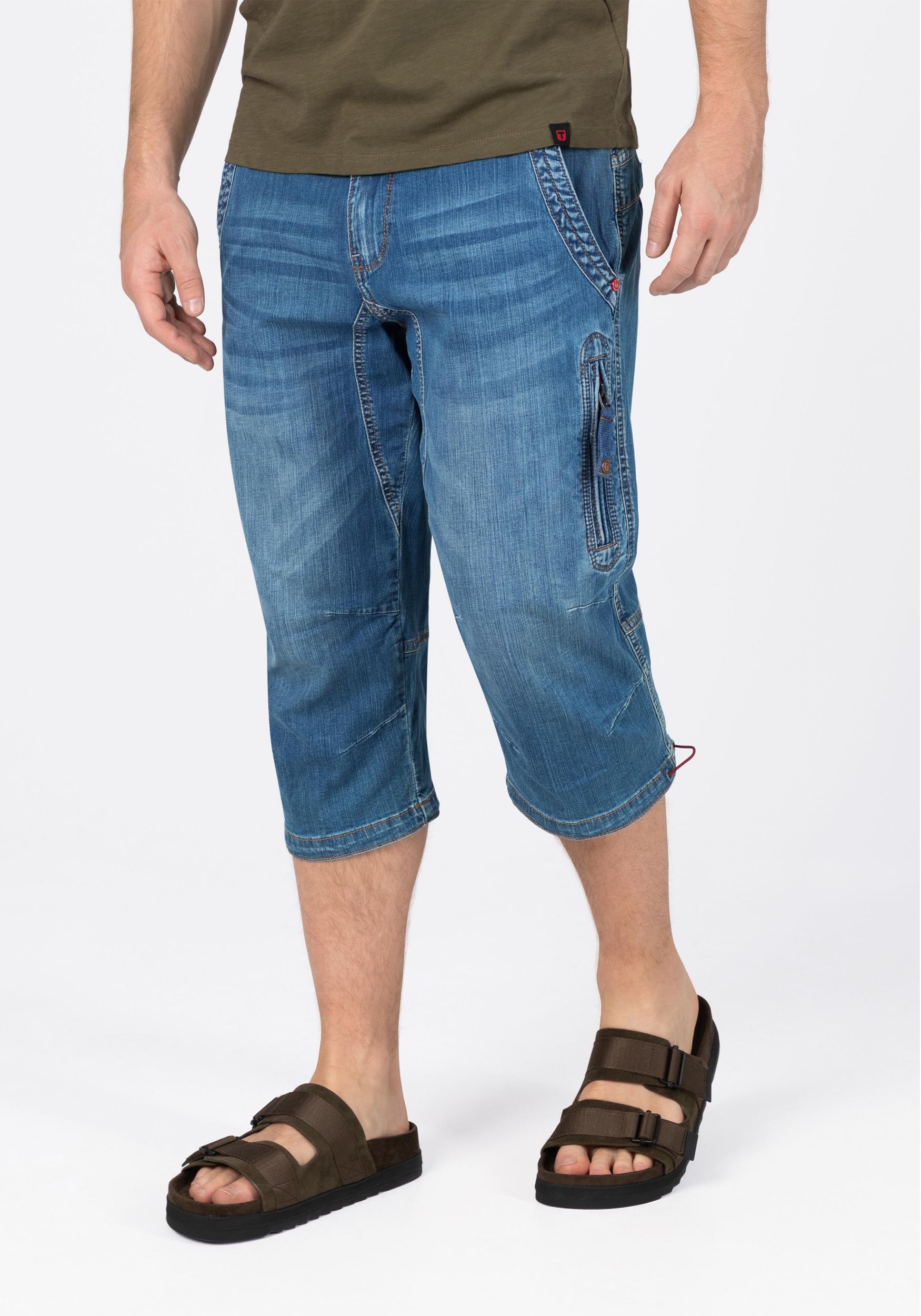 Timezone Timezone Herren Cargobermudas mit Seitentaschen Modisch – Blau, Bild 2