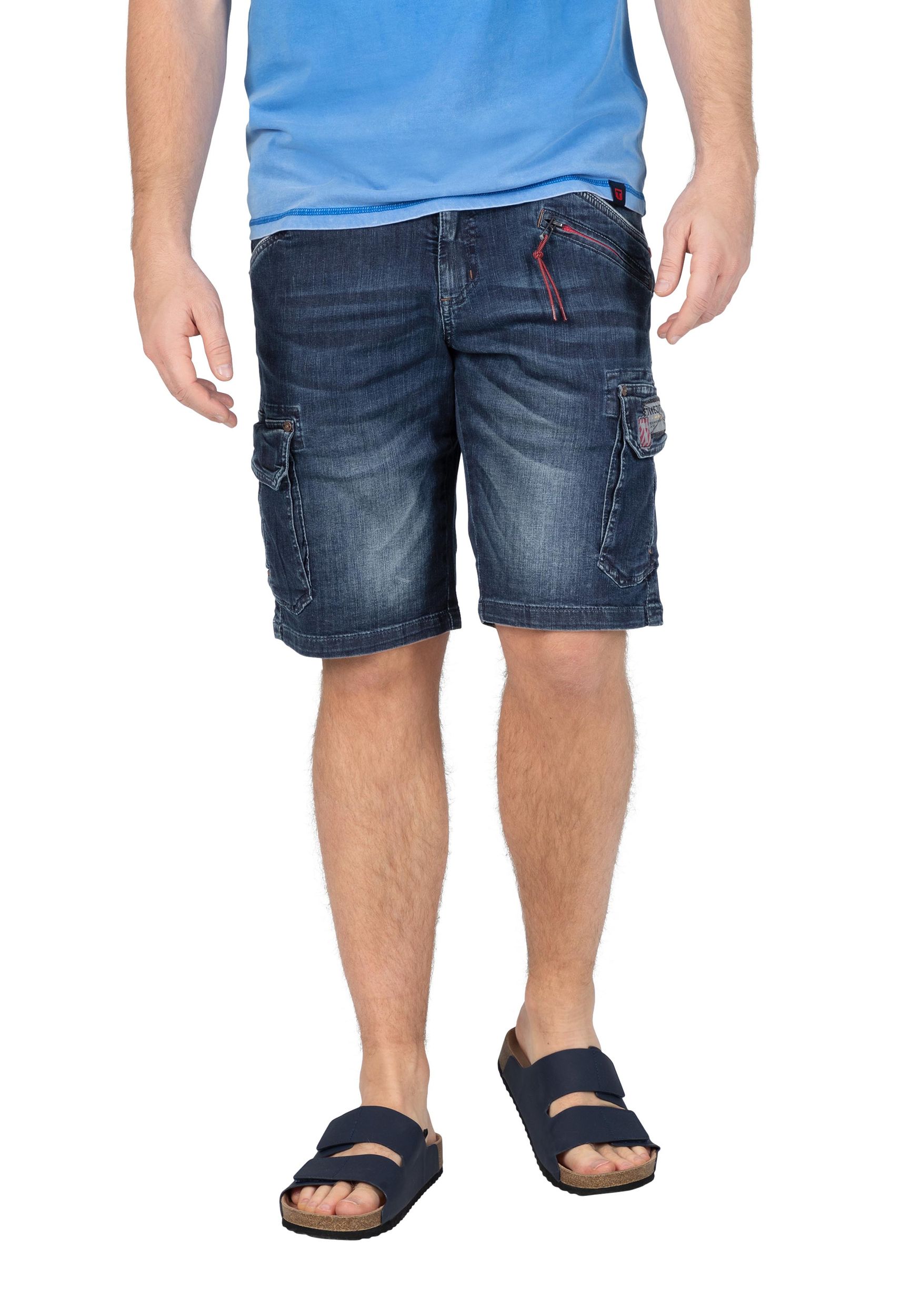 TIMEZONE-Gmb_SS25_30049_25-10025-00-3444_3.jpg Denim Bermuda Jeans Shorts mit Cargo-Taschen