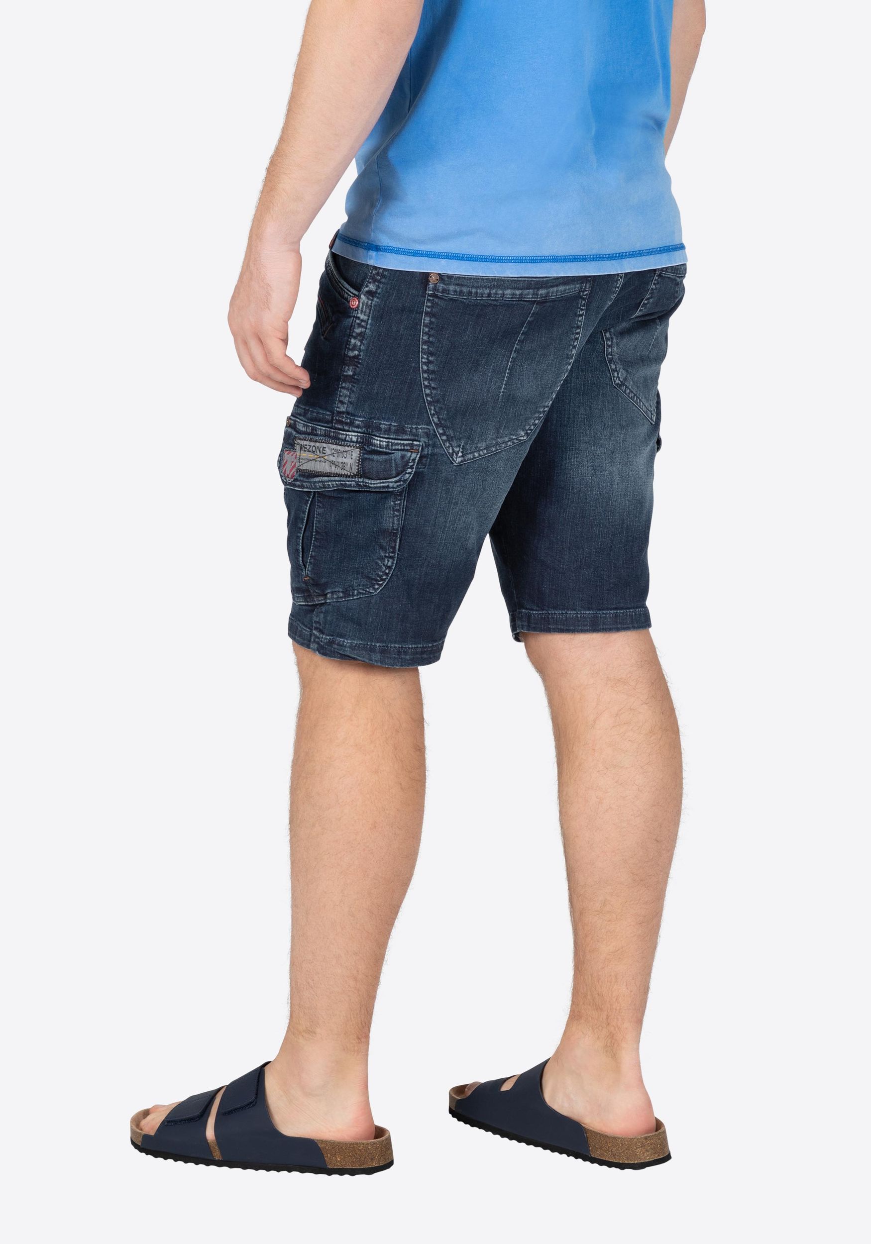 TIMEZONE-Gmb_SS25_30049_25-10025-00-3444_4.jpg Denim Bermuda Jeans Shorts mit Cargo-Taschen