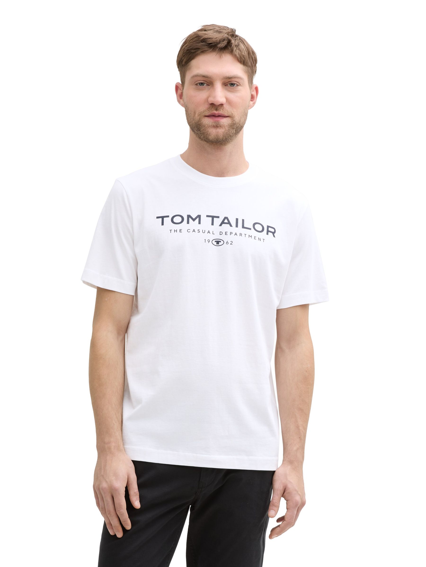 Tom-Tailor_202512_20000_1045773_4.jpg T-Shirt mit Rundhalsausschnitt und Logo-Print 1962