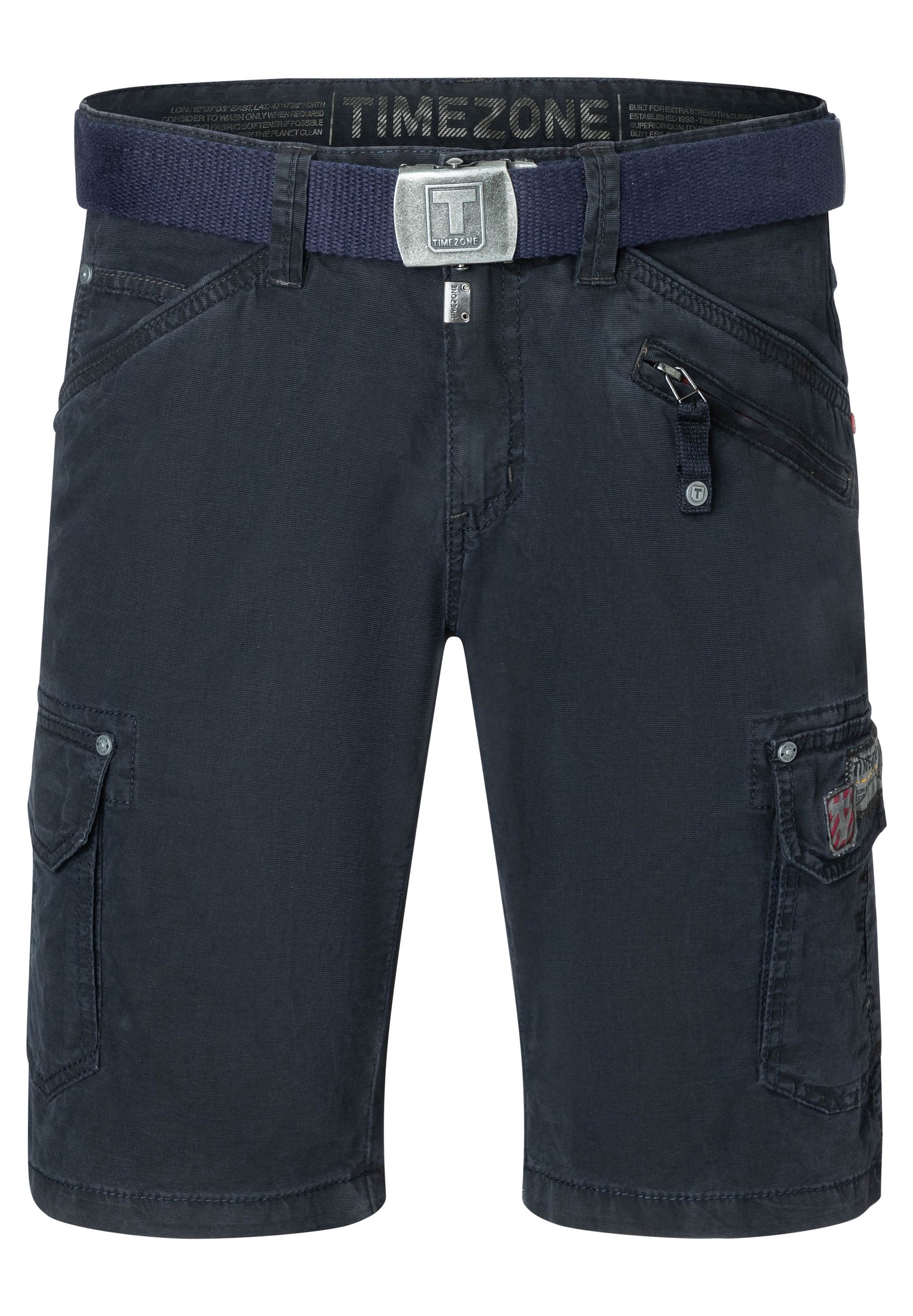 TIMEZONE-Gmb_SS25_30056_24-10051-06-1202.jpg Cargo Jeans Shorts mit Gürtel und Festem Stoff