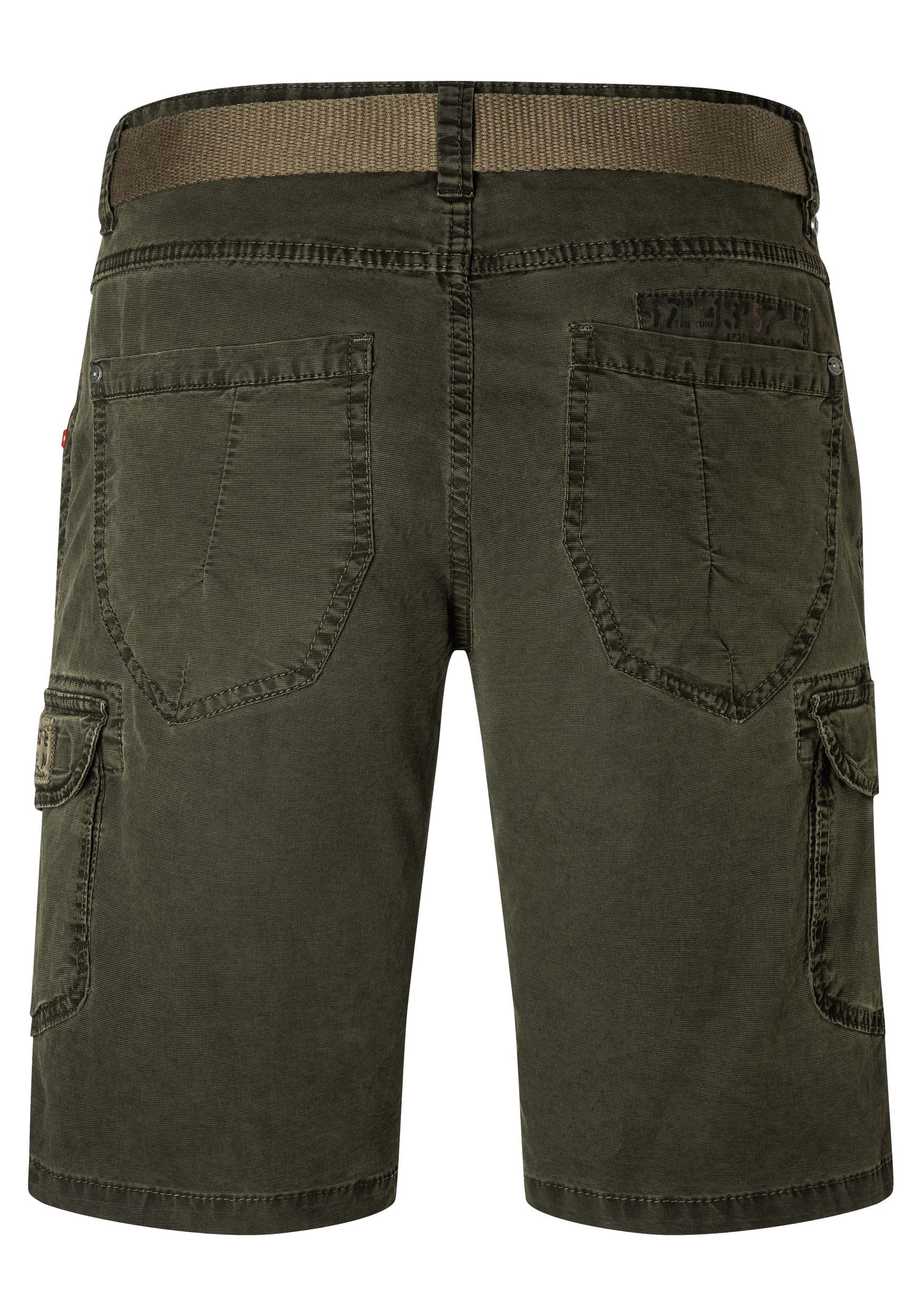 TIMEZONE-Gmb_SS25_4725_24-10051-06-1202_2.jpg Cargo Jeans Shorts mit Gürtel und Festem Stoff