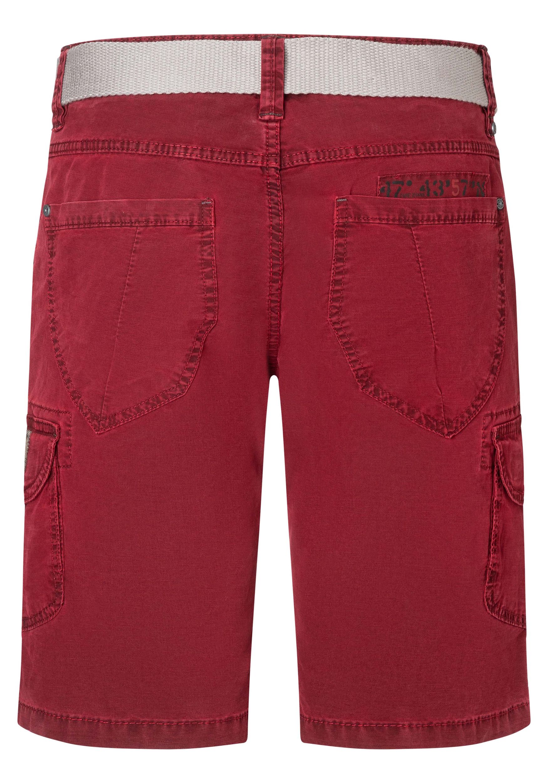 TIMEZONE-Gmb_SS25_5192_24-10051-06-1202_2.jpg Cargo Jeans Shorts mit Gürtel und Festem Stoff