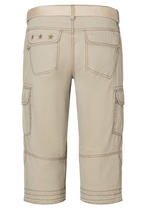 Timezone Timezone Cargo-Shorts mit Gürtel und Mehrfachtaschen – Beige, Bild 6