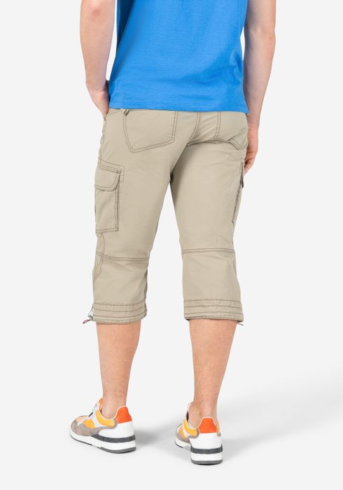 Timezone Timezone Cargo-Shorts mit Gürtel und Mehrfachtaschen – Beige, Bild 3