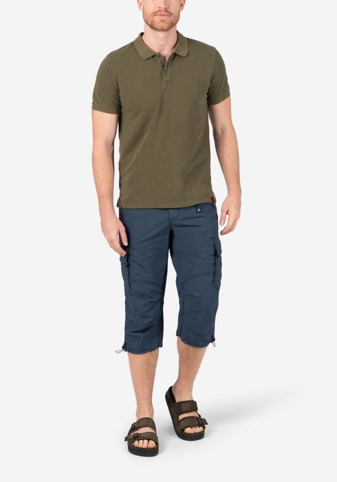 Timezone Timezone Cargo-Shorts mit Gürtel und Mehrfachtaschen – Blau, Bild 5