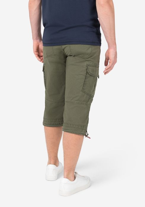 Timezone Timezone Cargo-Shorts mit Gürtel und Mehrfachtaschen – Olive, Bild 3