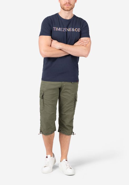 Timezone Timezone Cargo-Shorts mit Gürtel und Mehrfachtaschen – Olive, Bild 5