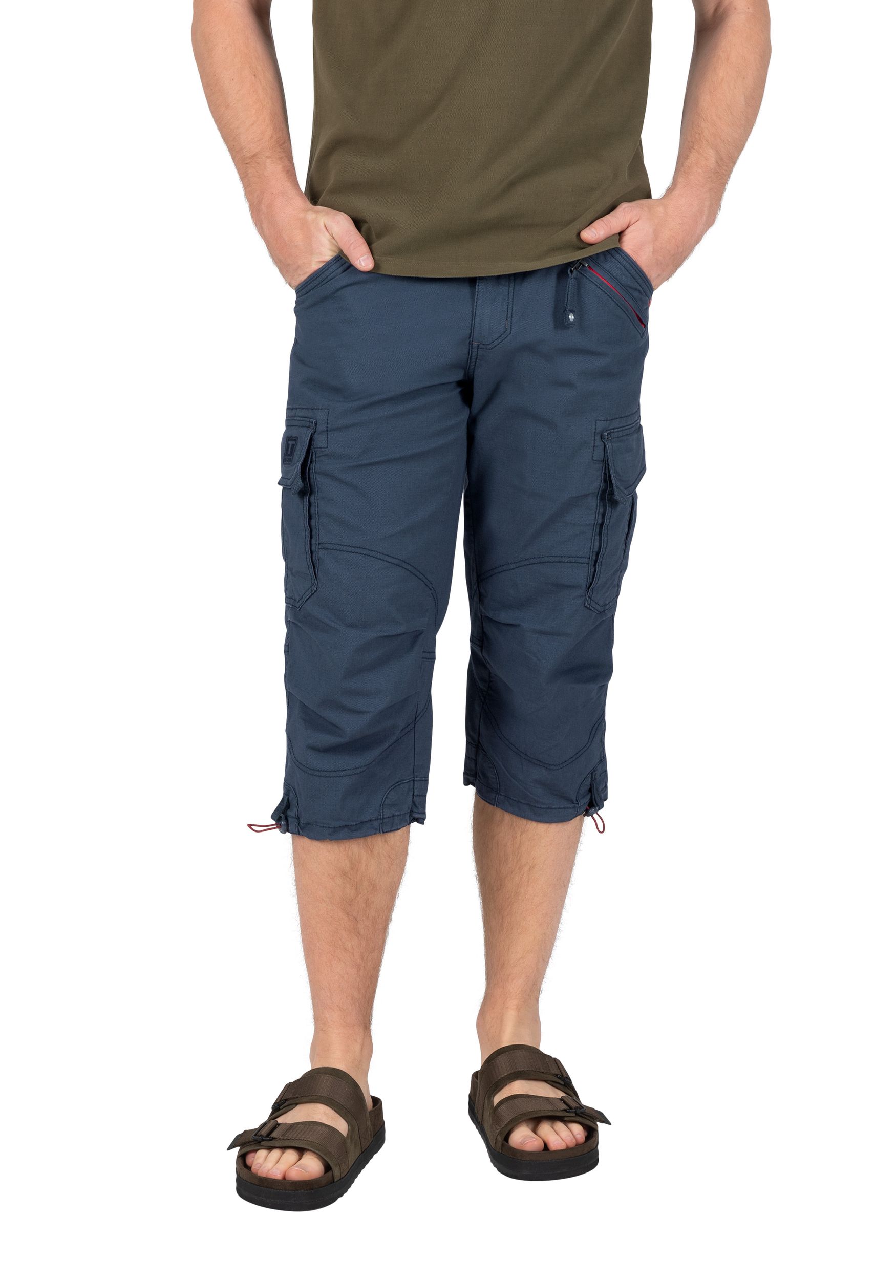 Timezone Timezone Cargo-Shorts mit Gürtel und Mehrfachtaschen – Blau, Bild 2