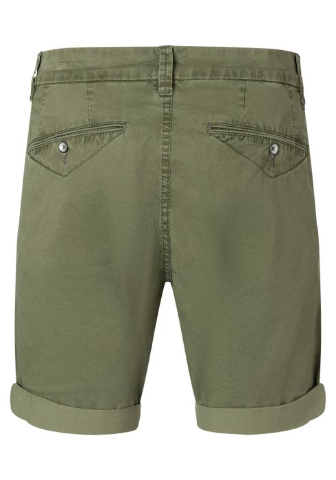 Timezone Timezone Chinoshorts mit Gürtelschlaufen und aufrollbarem Saum – Olive, Bild 6