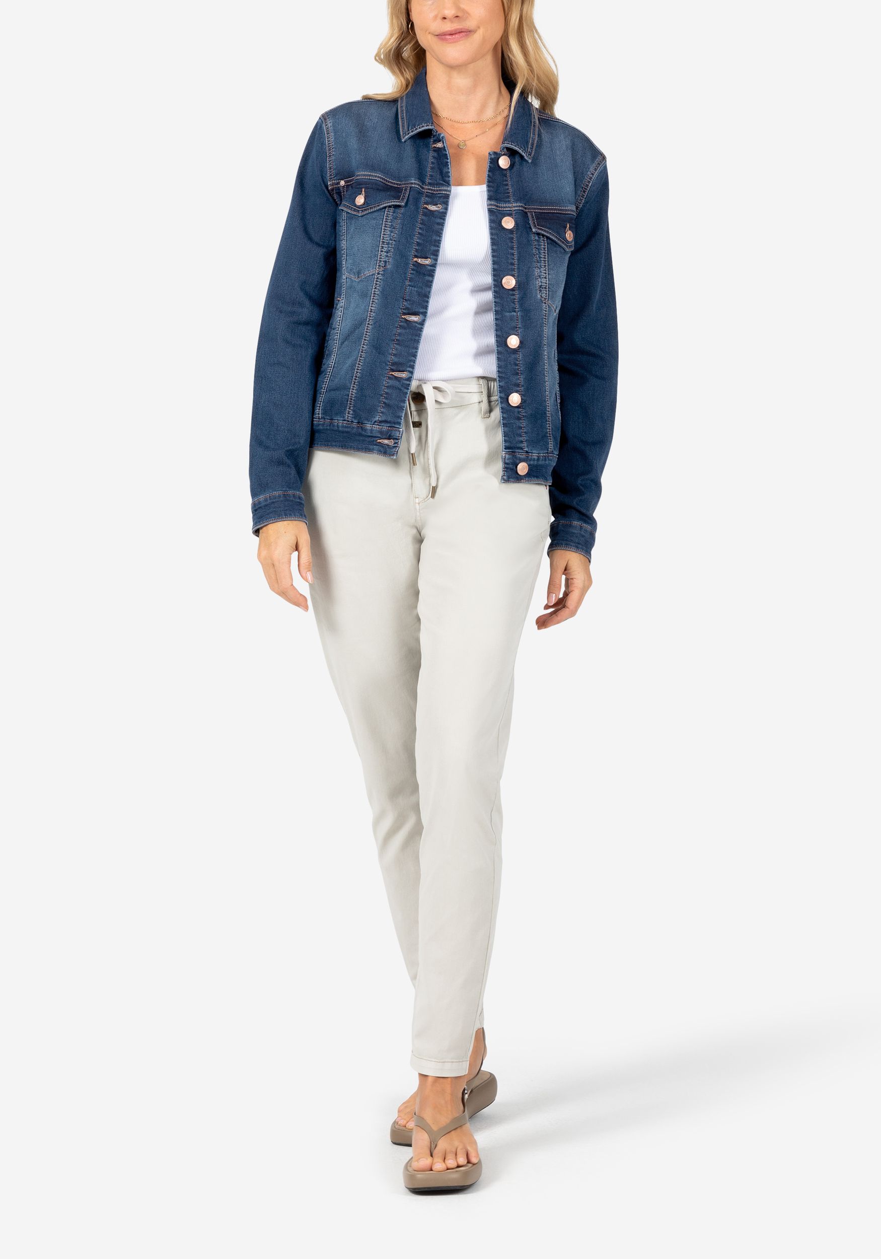 TIMEZONE-Gmb_SS25_3838_19-10064-08-3337_6.jpg Lässige Jeansjacke mit Knopfleiste und Brusttaschen