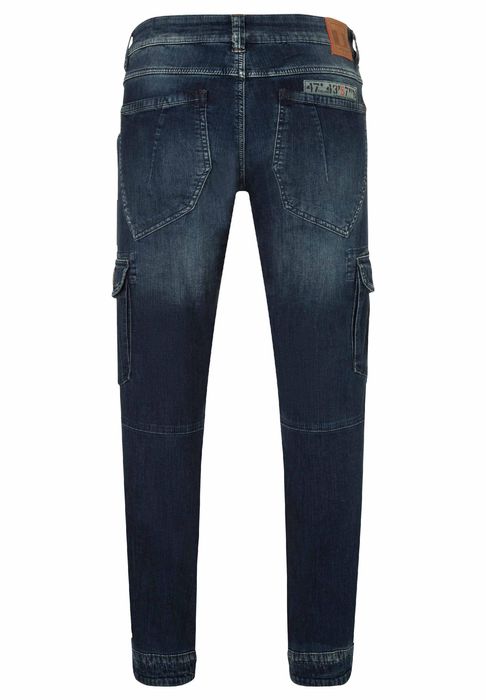 Timezone Timezone Cargo-Jeans mit sportlicher Passform – Navy, Bild 4