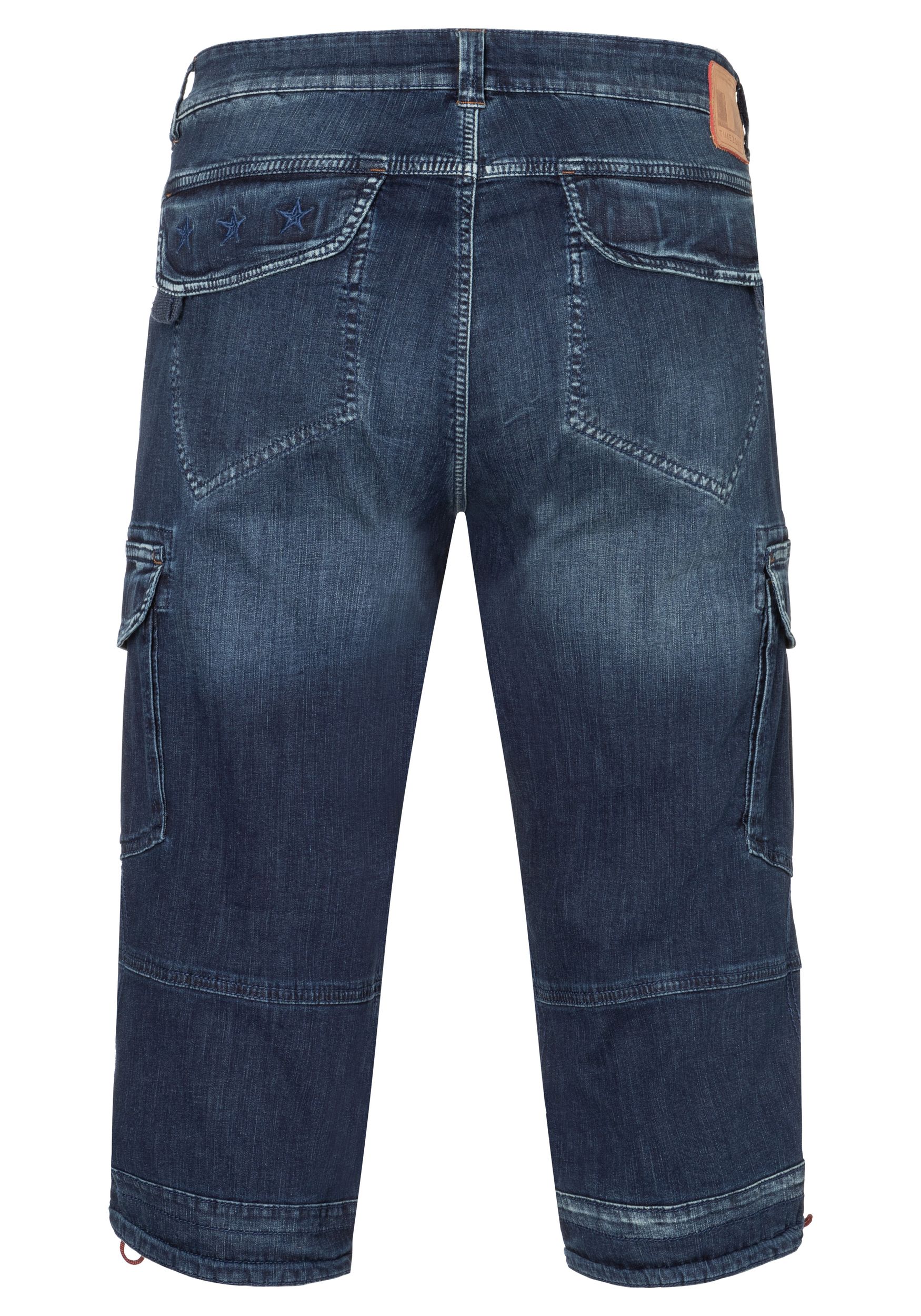 TIMEZONE-Gmb_SS25_30049_25-10009-00-3444_2.jpg 3/4 Jeans-Cargo-Shorts mit Stretch