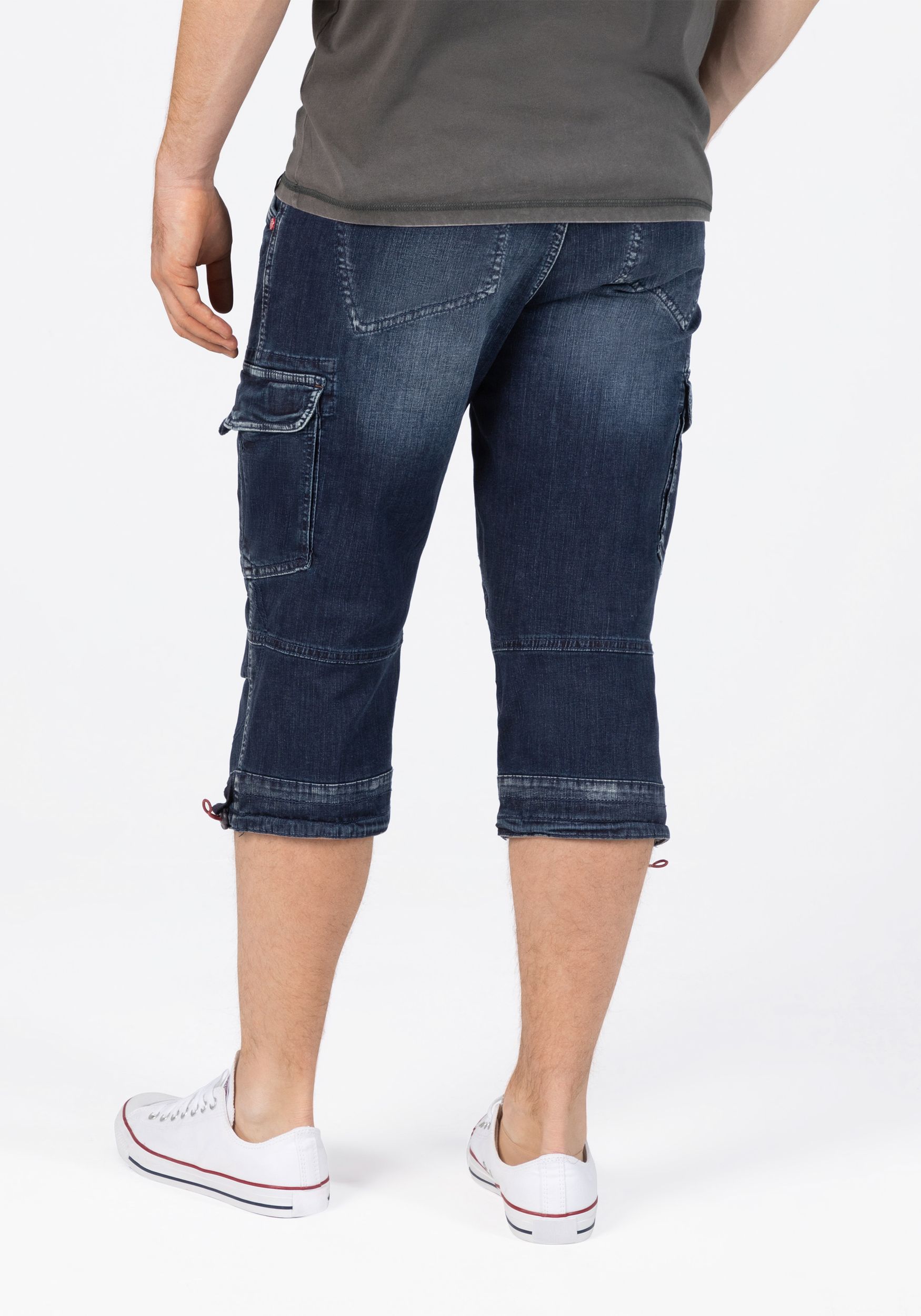 TIMEZONE-Gmb_SS25_30049_25-10009-00-3444_4.jpg 3/4 Jeans-Cargo-Shorts mit Stretch