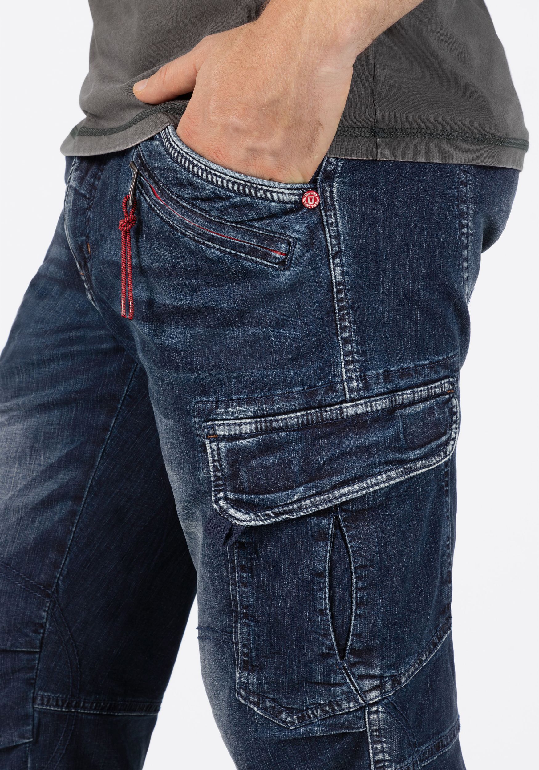 TIMEZONE-Gmb_SS25_30049_25-10009-00-3444_5.jpg 3/4 Jeans-Cargo-Shorts mit Stretch
