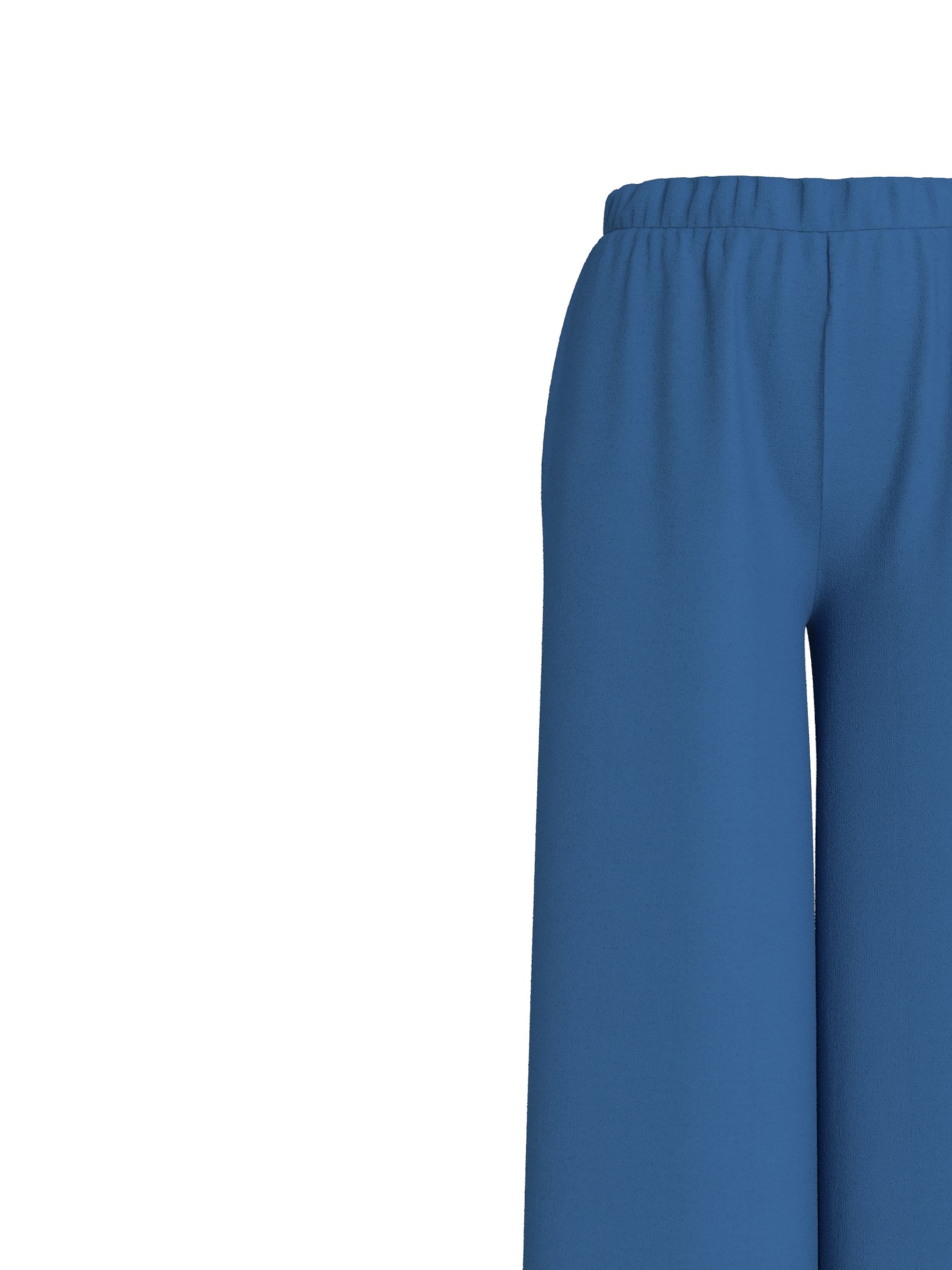 Weite Culotte Elegante Hose mit elastischem Bund Weite Culotte Elegante Hose mit elastischem Bund