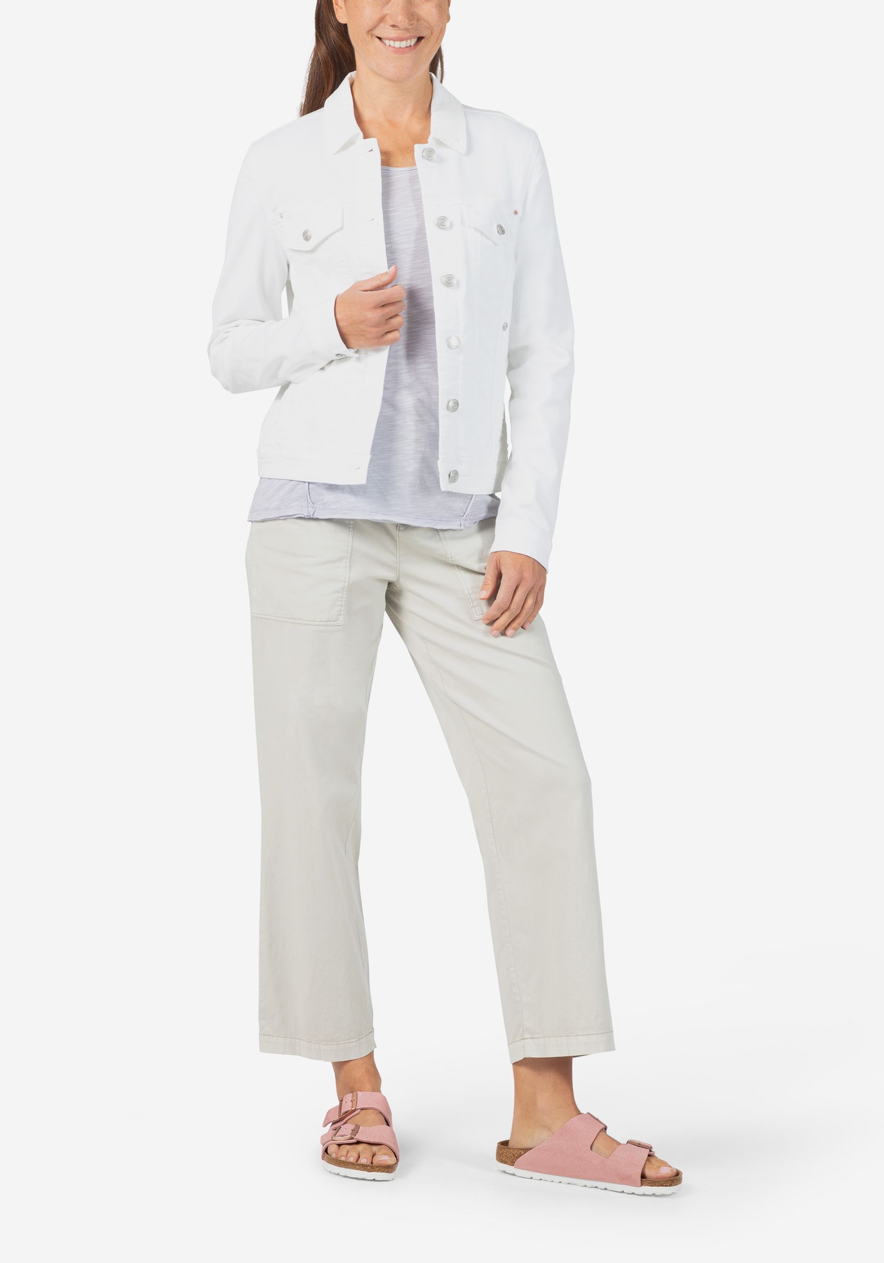 TIMEZONE-Gmb_SS25_0100_19-10064-00-3338_6.jpg Jeansjacke mit Umlegekragen und Brusttaschen