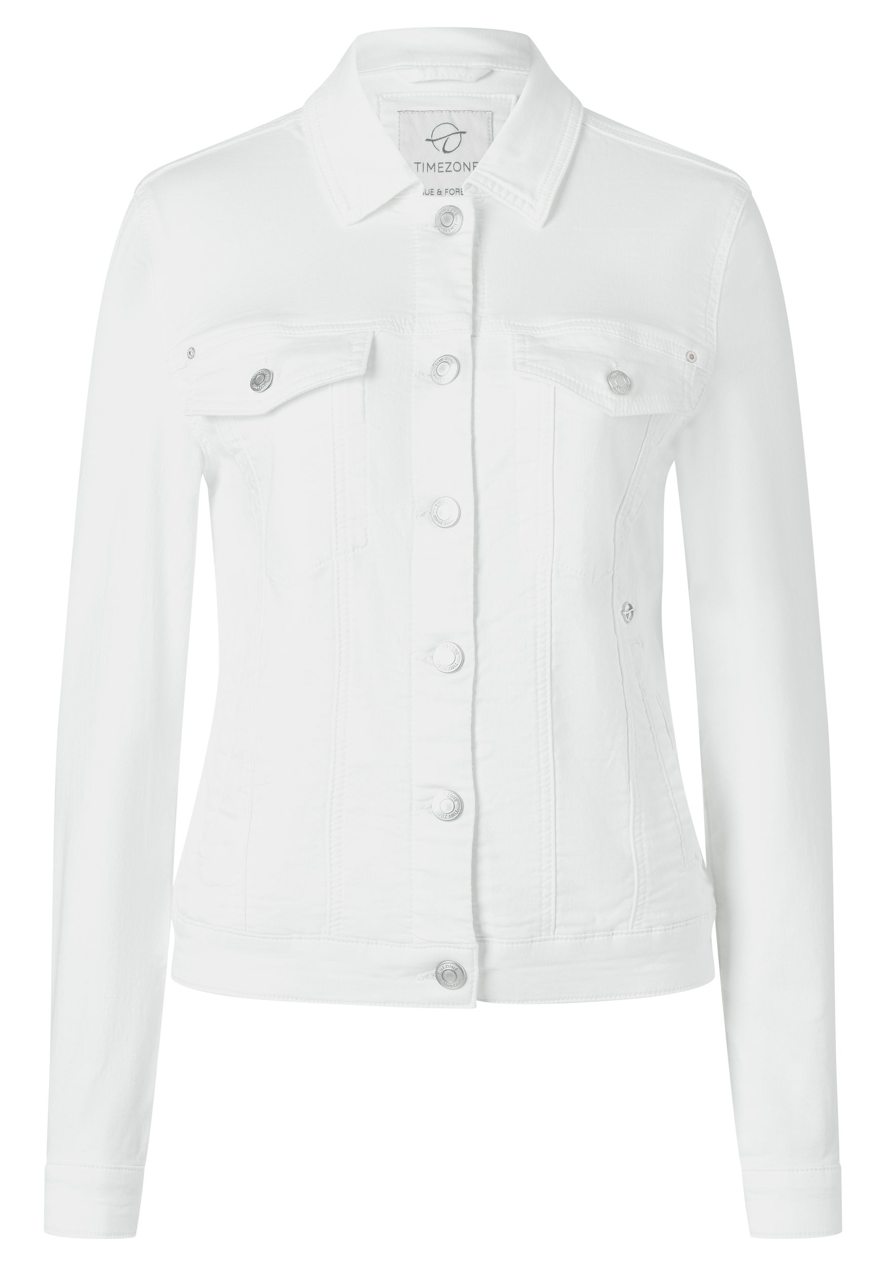 TIMEZONE-Gmb_SS25_0100_19-10064-00-3338.jpg Jeansjacke mit Umlegekragen und Brusttaschen