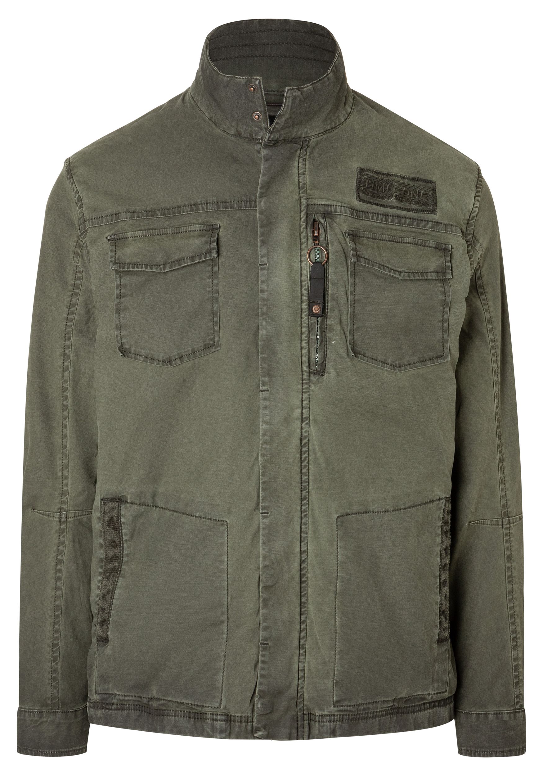 TIMEZONE-Gmb_SS25_4725_29-10089-00-1180.jpg Feldjacke mit Reißverschluss und Vintage Workwear Style.