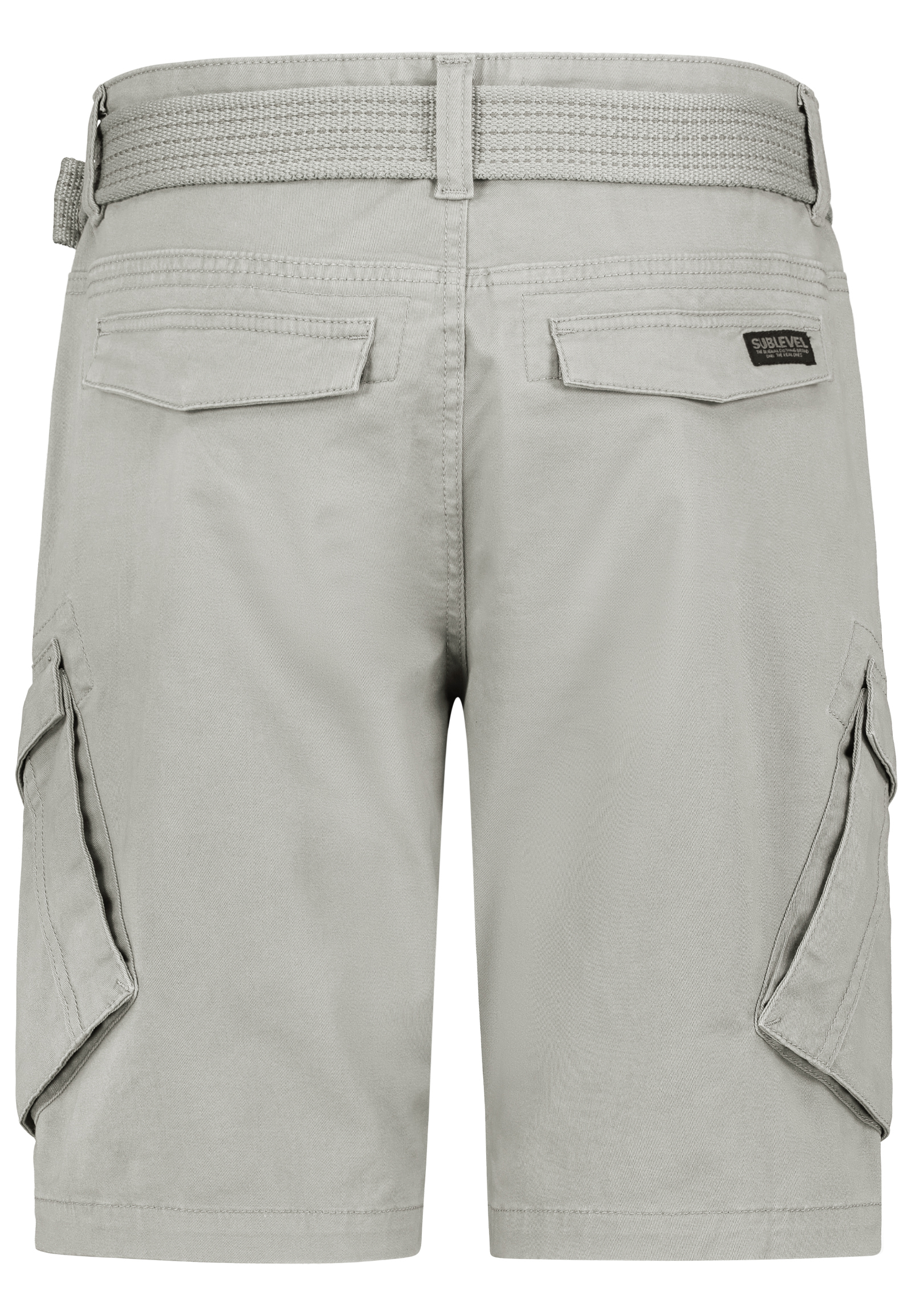 Cargo-Shorts mit Gürtel und Seitentaschen Cargo-Shorts mit Gürtel und Seitentaschen