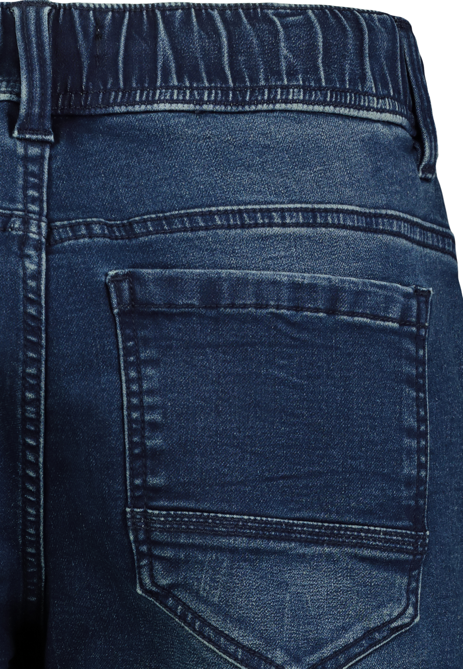 H13245BD62510KD84NO_19400_D3.jpg Denim Bermuda Jeansshorts mit Elastischem Bund und Kordelzug