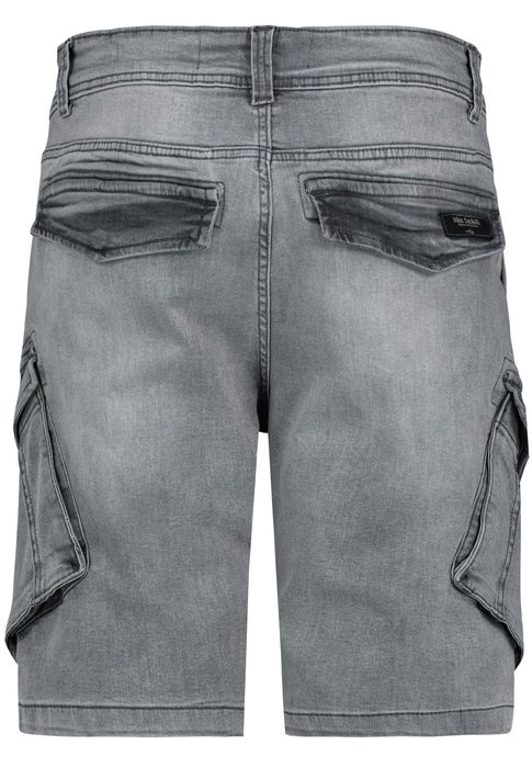 Urban Surface Urban Surface Cargo Jeans Shorts Bermuda Seitentaschen Denim – Grau, Bild 3