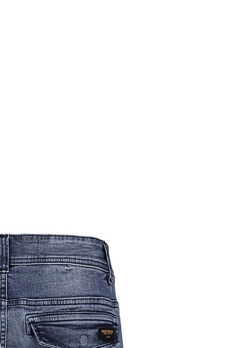 Urban Surface Urban Surface Cargo Jeans Shorts Bermuda Seitentaschen Denim – Blau, Bild 3