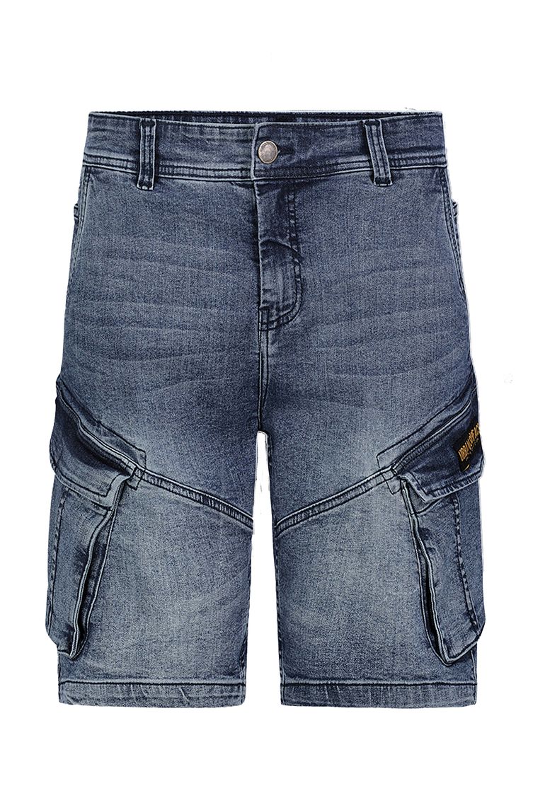 Urban Surface Urban Surface Cargo Jeans Shorts Bermuda Seitentaschen Denim – Blau, Bild 1