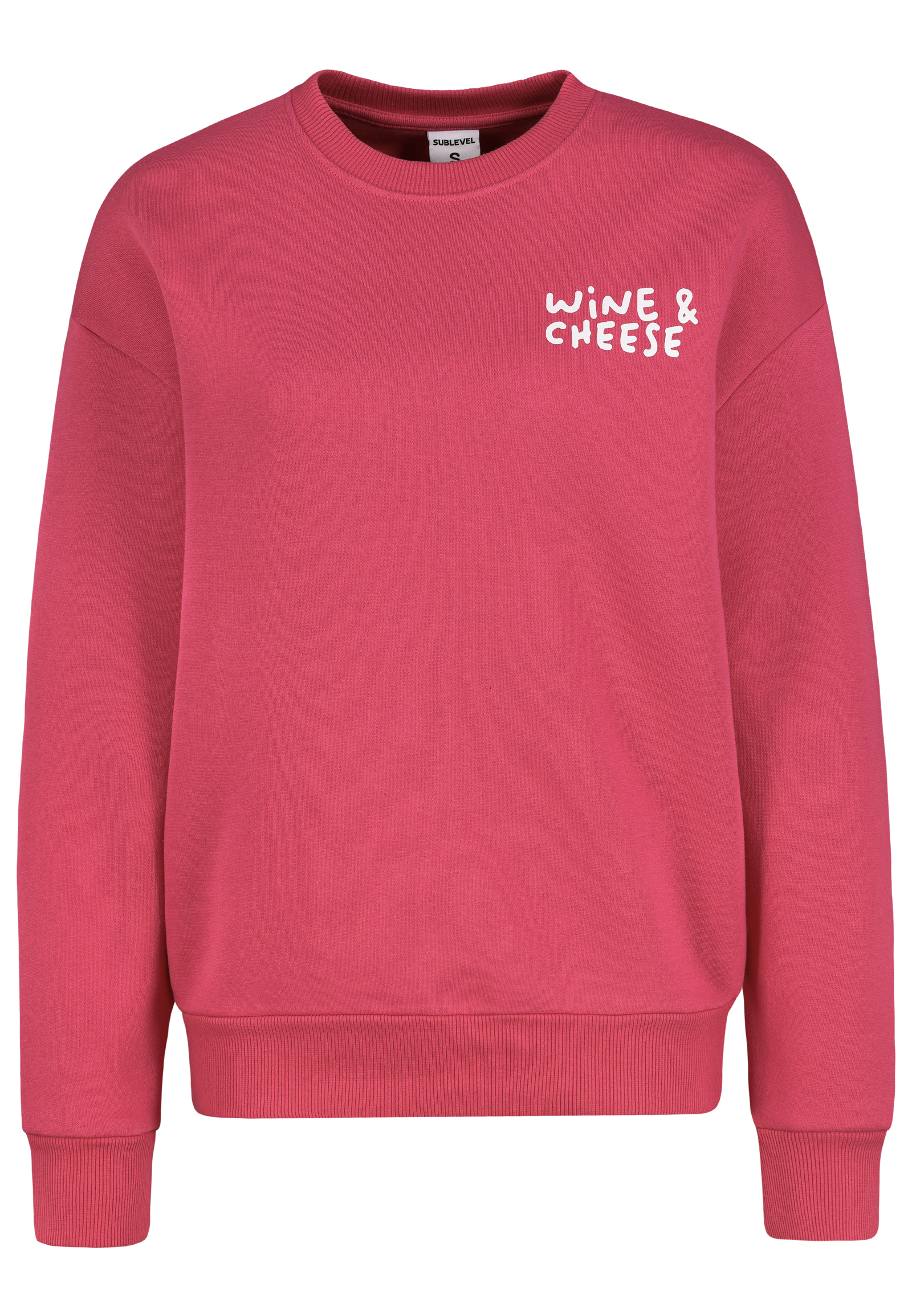 D10606BA02764A_15300_V.jpg Sweater Pullover mit Design Schriftzug Print