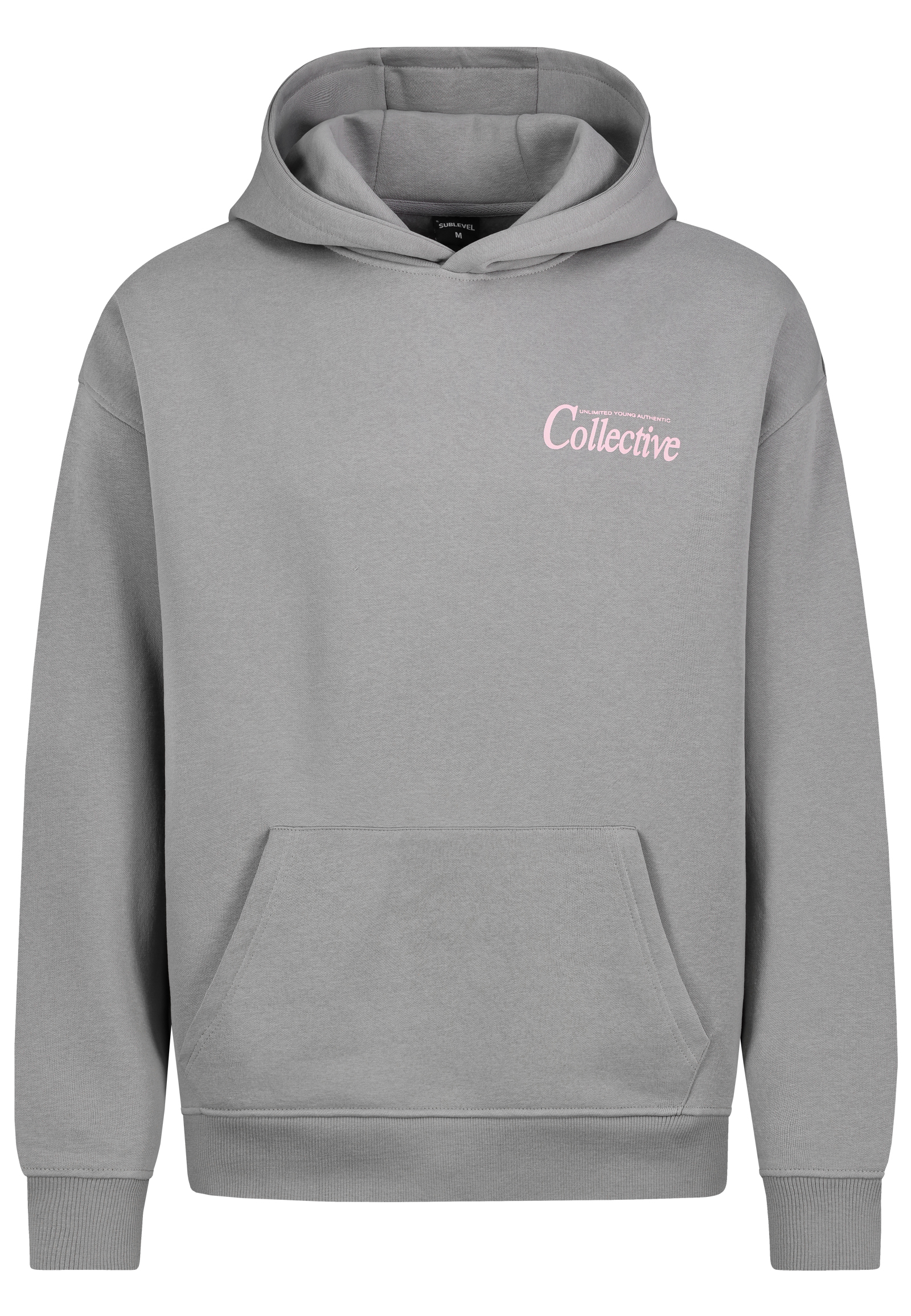 H10600BI21491B_23300_V.jpg Kapuzenpullover mit Kängurutasche und Frontprint