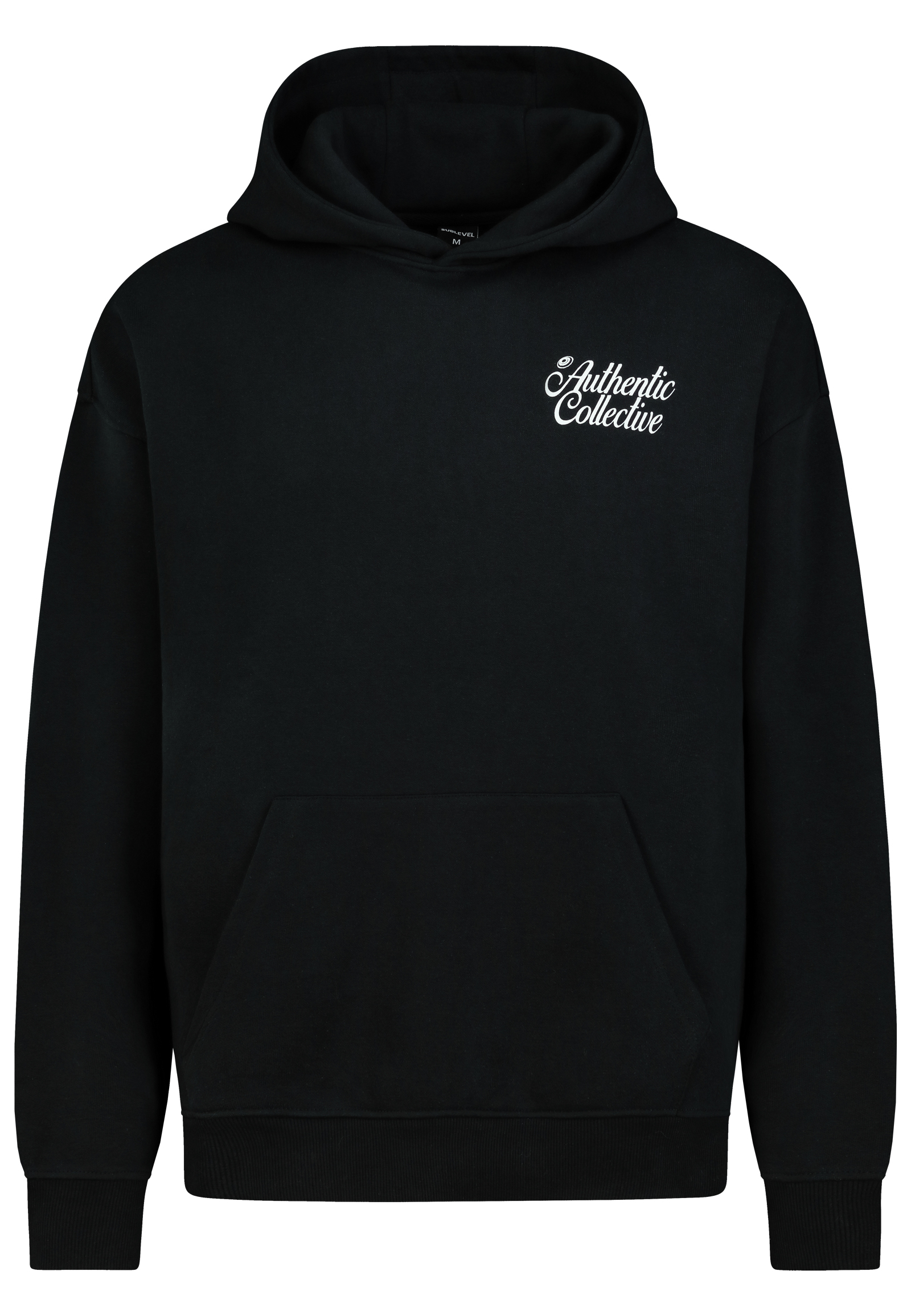 H10600BI21491B_23400_V.jpg Kapuzenpullover mit Kängurutasche und Frontprint