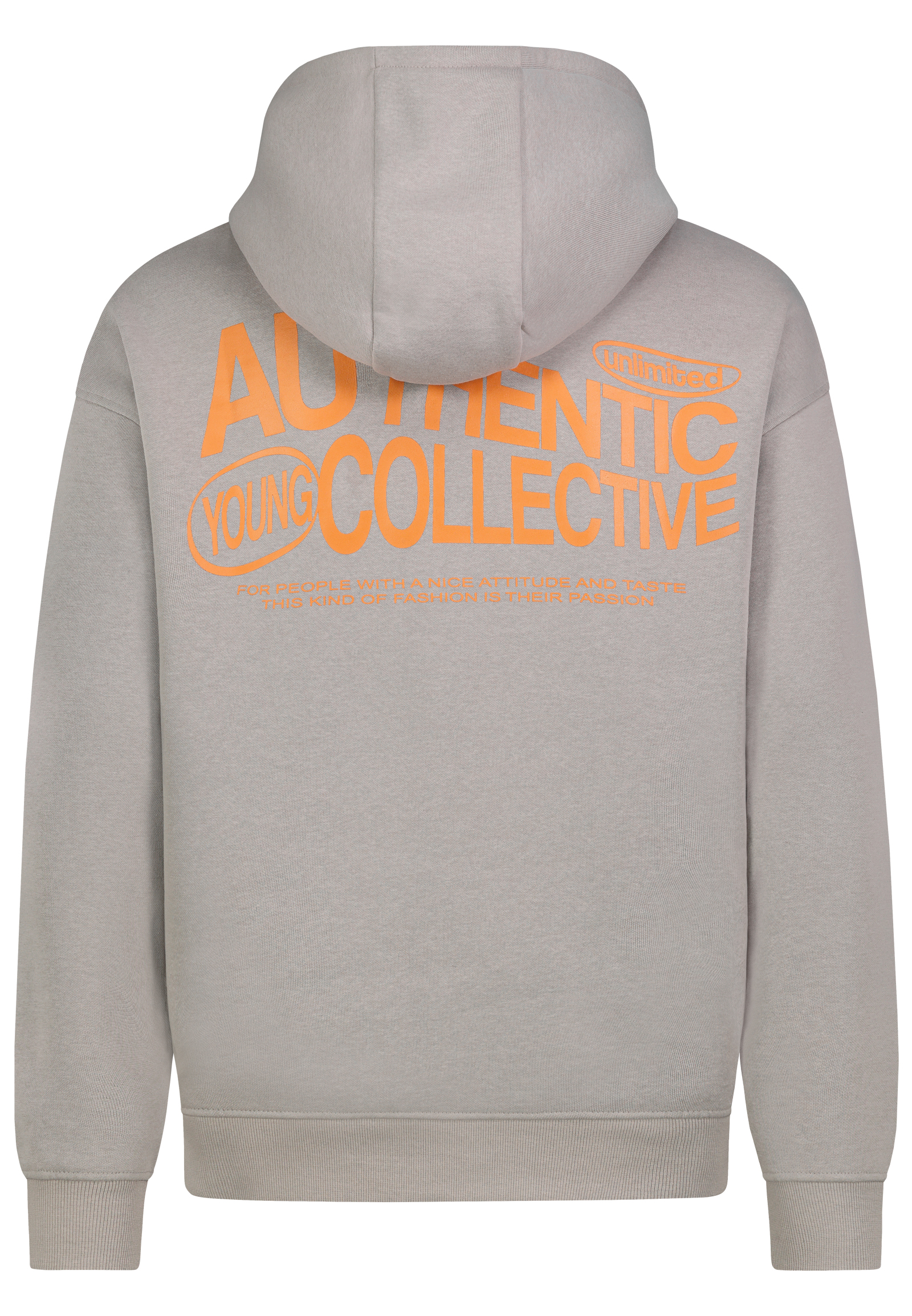 Sublevel Sublevel Kapuzenpullover mit Kängurutasche und Frontprint – Beige, Bild 2