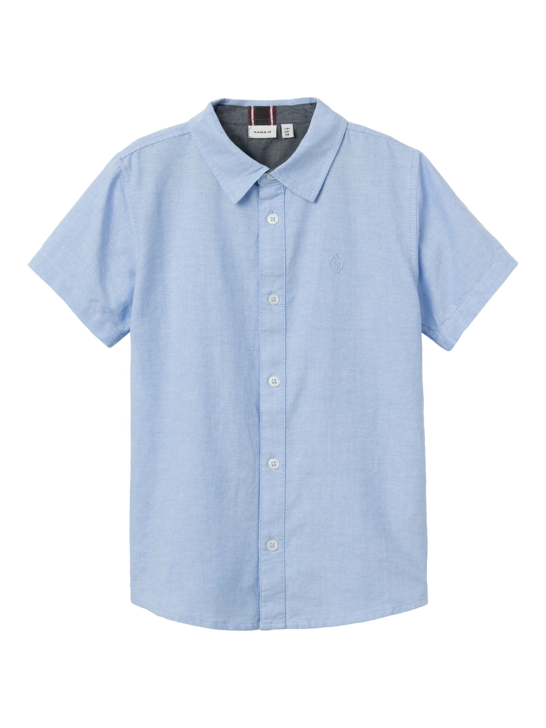 NAME-IT_NOOS2025_4241978_13218953.jpg Kurzarm-Hemd mit Button-Down-Kragen und Logo